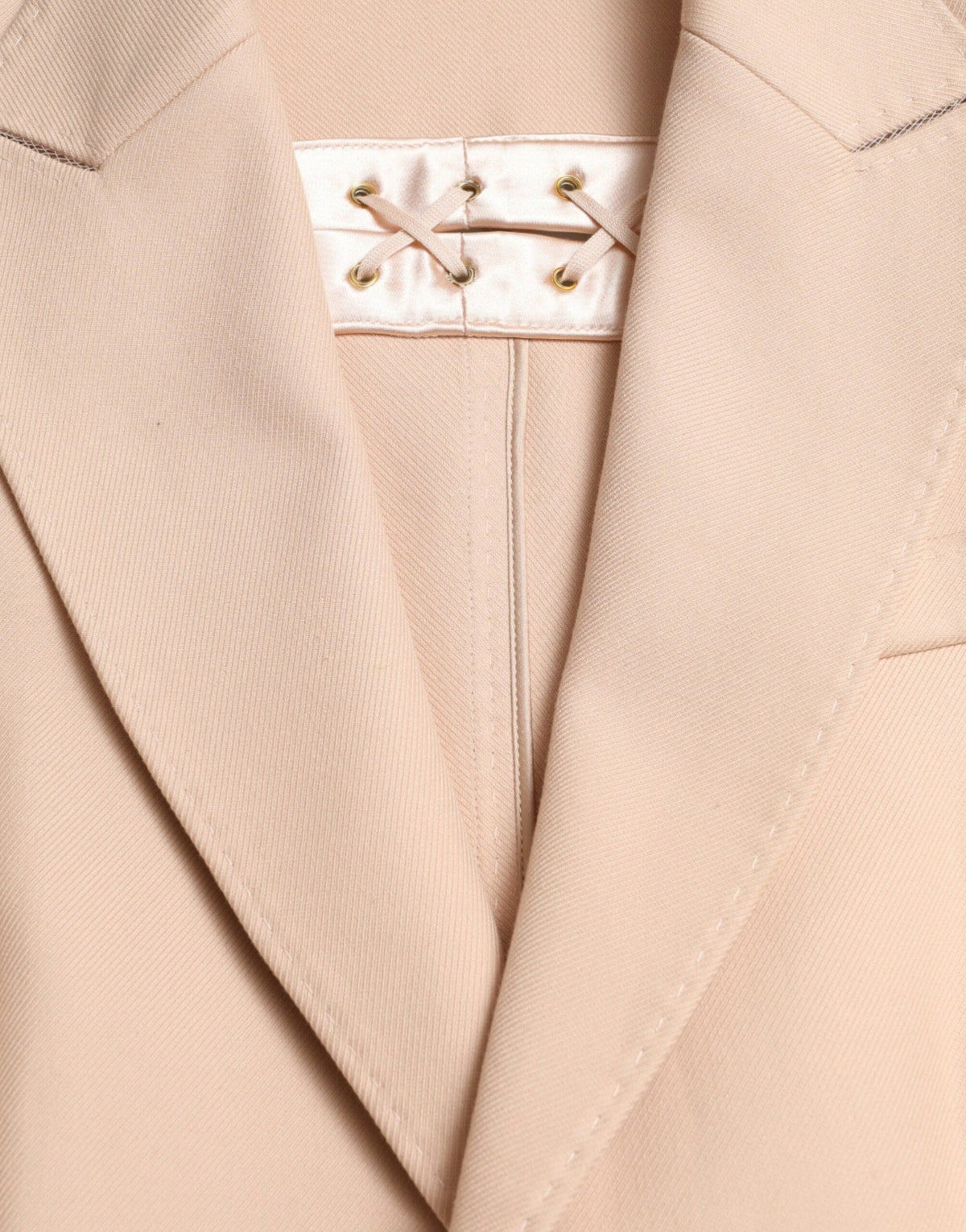 Trench-coat beige élégant à boutonnage simple Dolce &amp; Gabbana