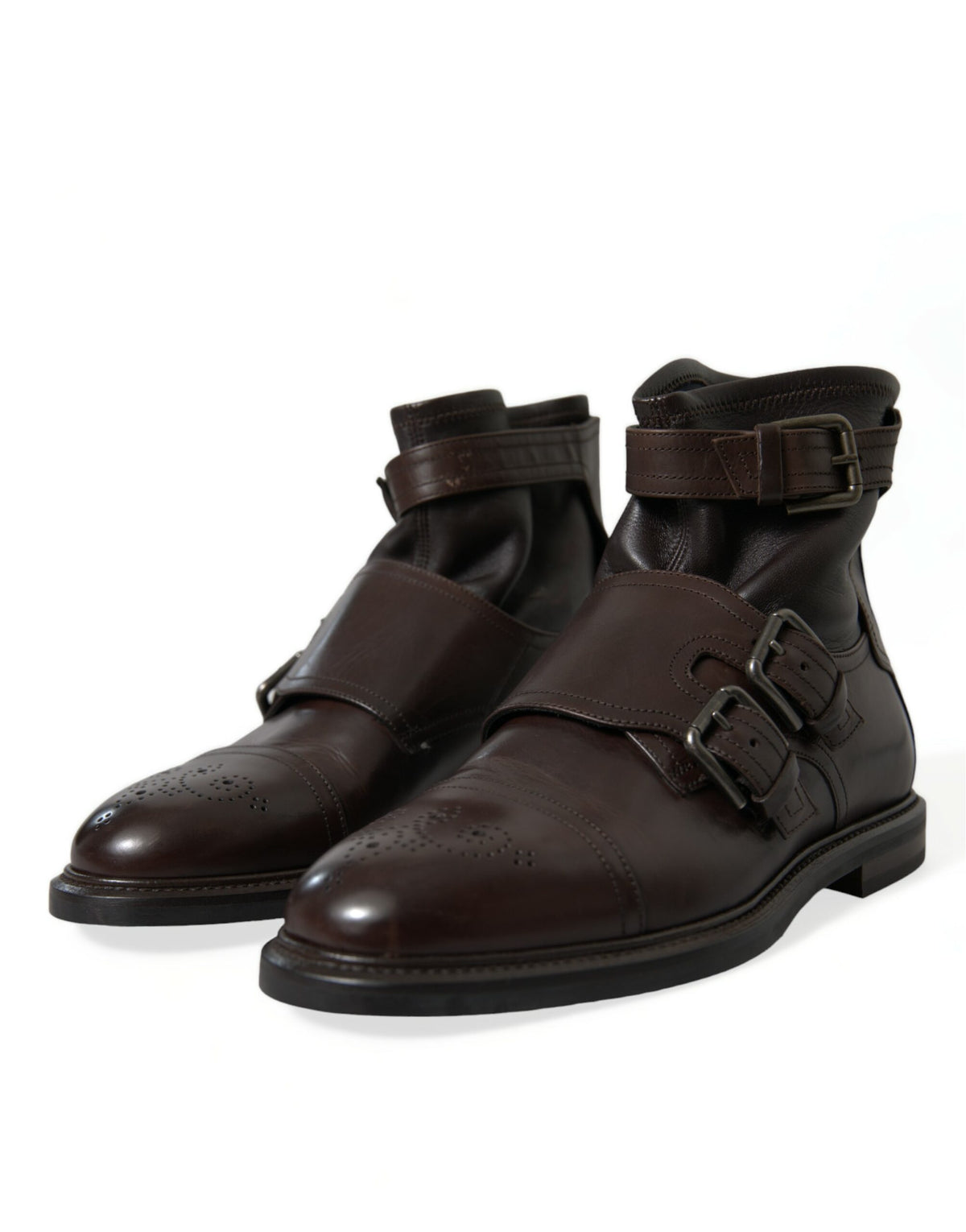 Bottines en cuir élégantes pour hommes Dolce &amp; Gabbana