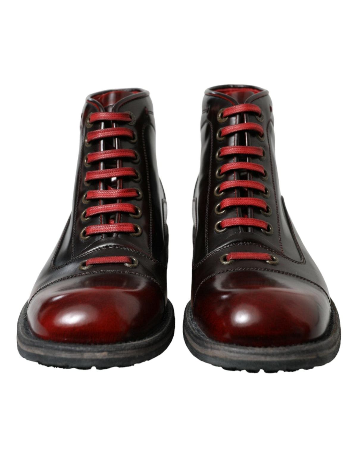 Bottines en cuir bicolores Dapper de Dolce &amp; Gabbana