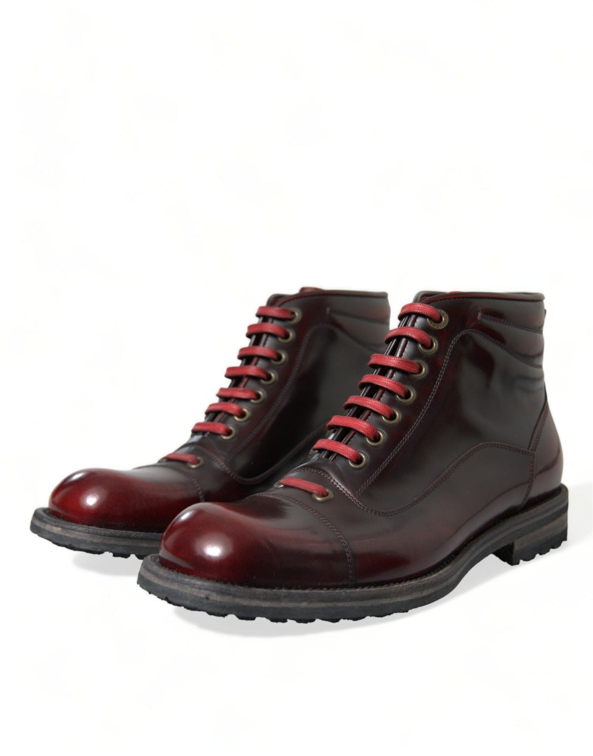 Bottines en cuir bicolores Dapper de Dolce &amp; Gabbana