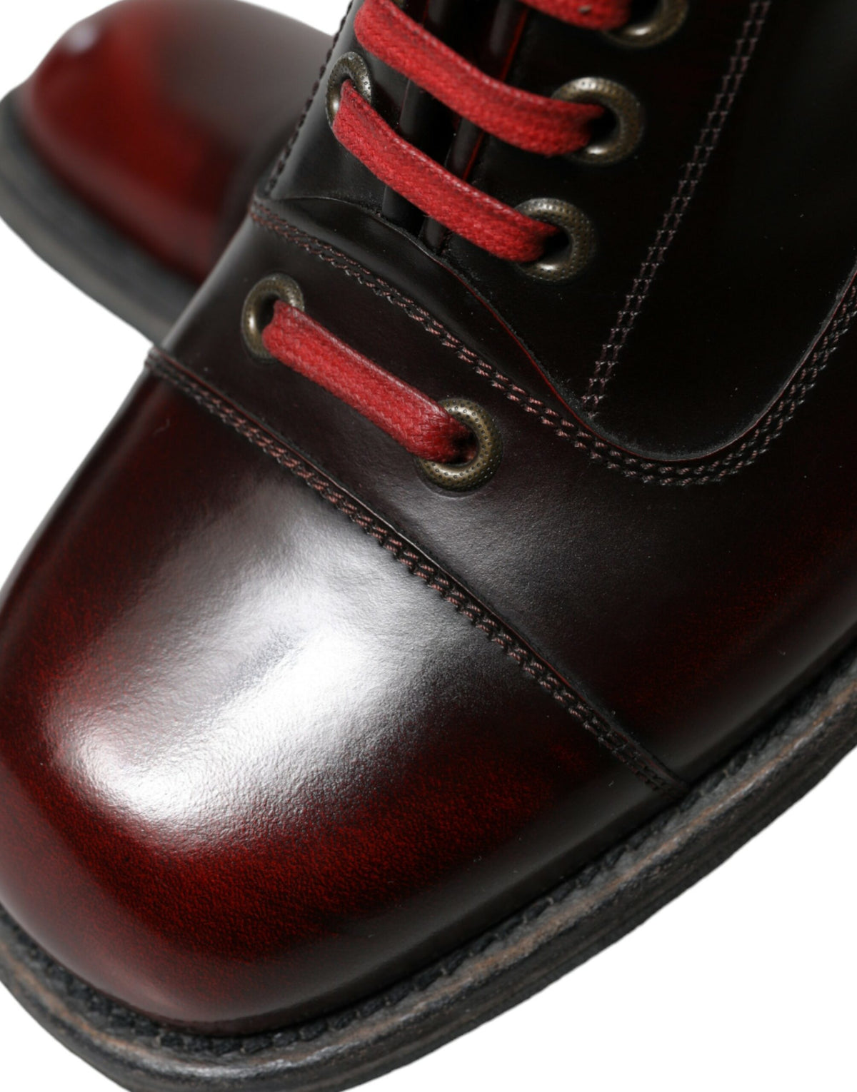 Bottines en cuir bicolores Dapper de Dolce &amp; Gabbana