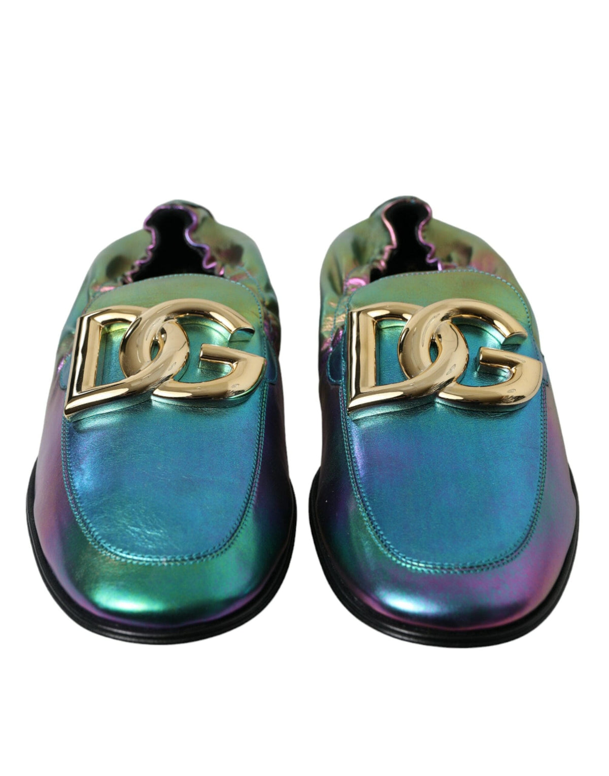 Mocasines elegantes iridiscentes de Dolce &amp; Gabbana para caballeros