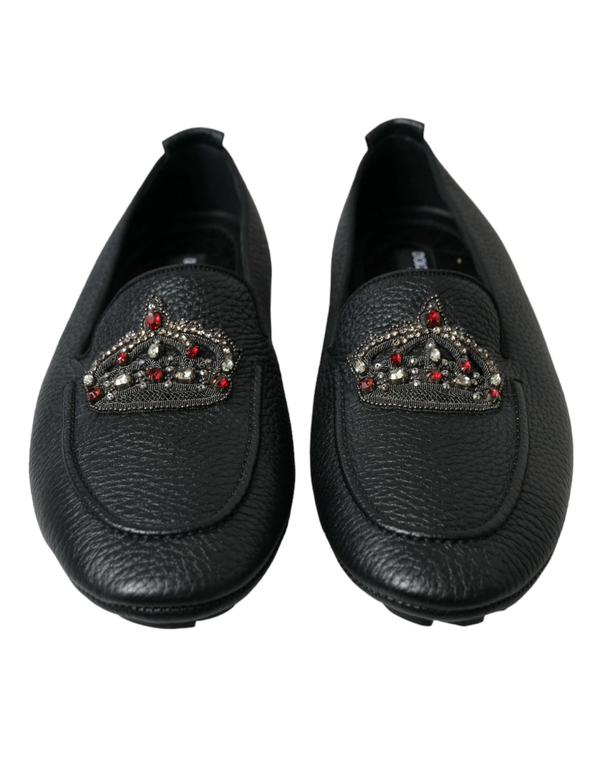 Mocasines deslumbrantes con adornos de cristales de Dolce &amp; Gabbana