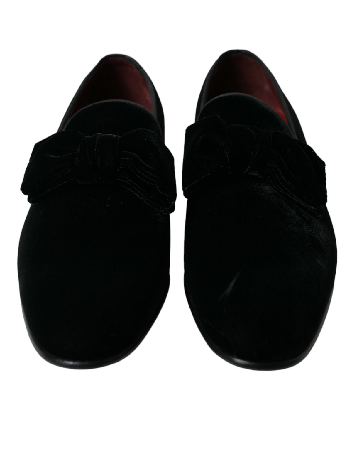 Mocassins élégants en velours noir Dolce &amp; Gabbana - Chaussures de luxe pour hommes