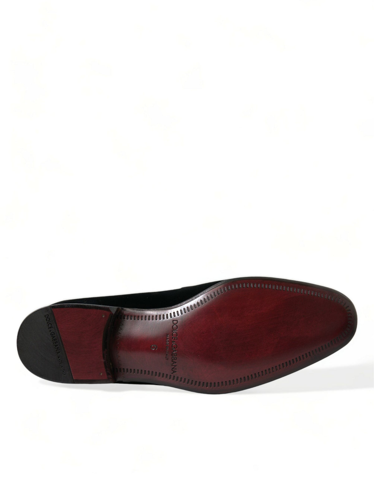 Mocassins élégants en velours noir Dolce &amp; Gabbana - Chaussures de luxe pour hommes