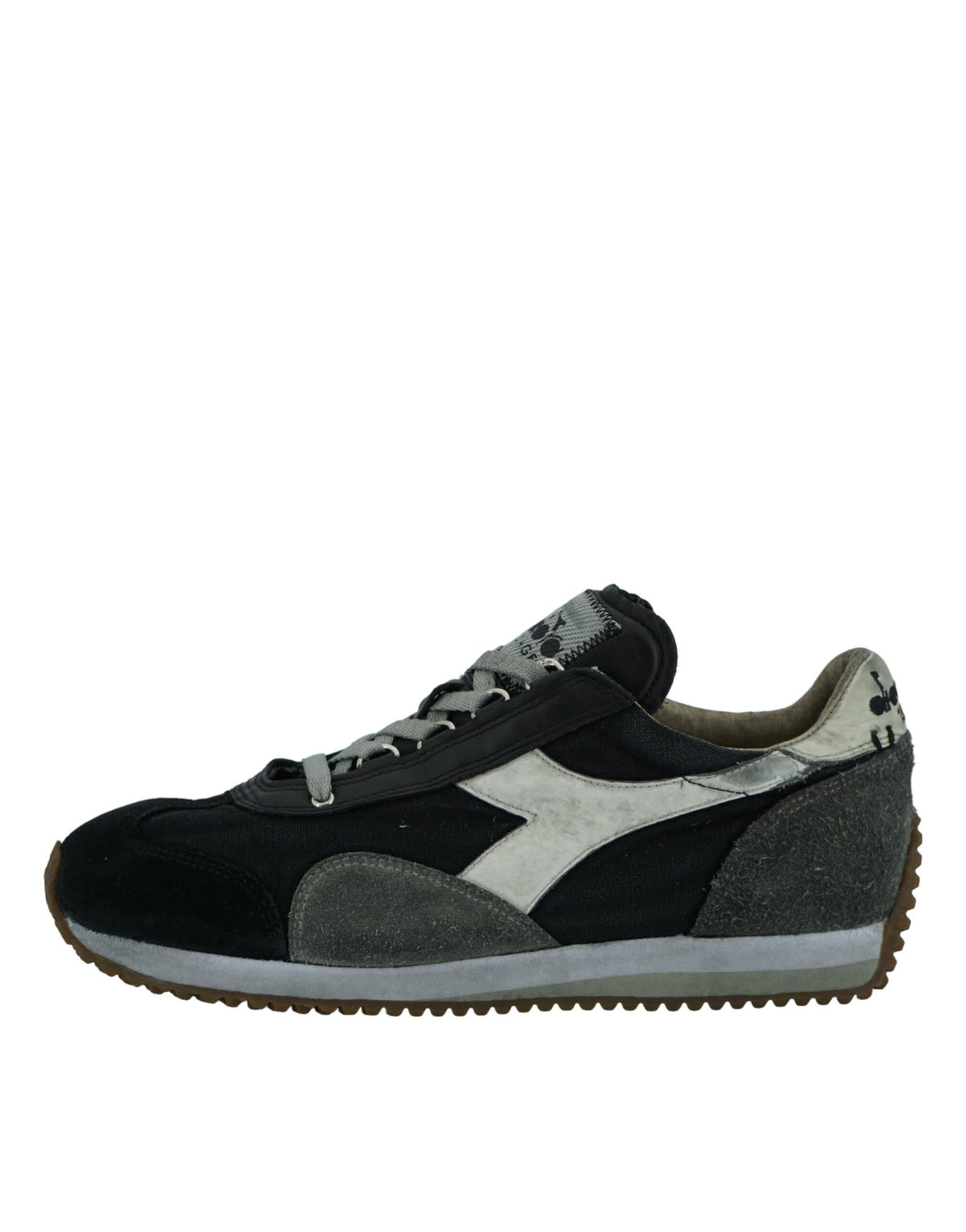 Zapatillas Diadora Equipe H Dirty Stone Wash Evo negras y grises