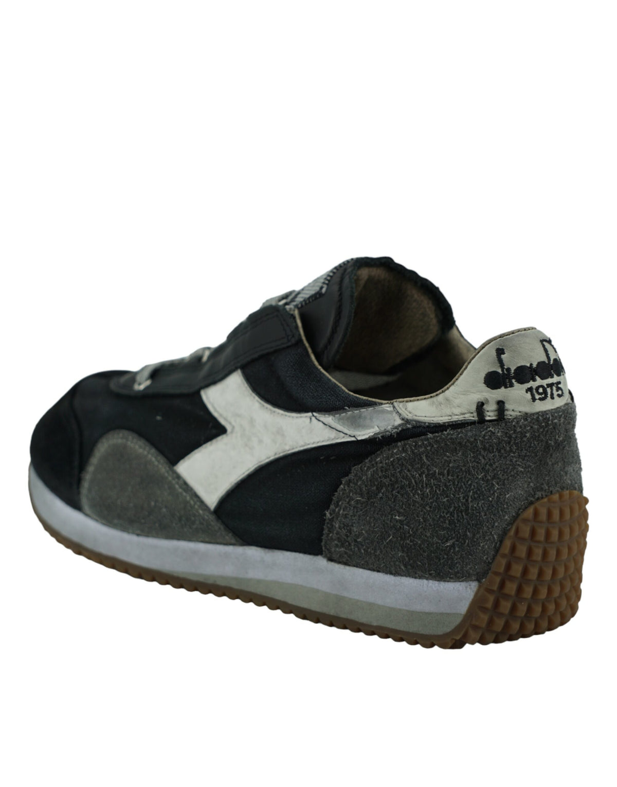 Zapatillas Diadora Equipe H Dirty Stone Wash Evo negras y grises