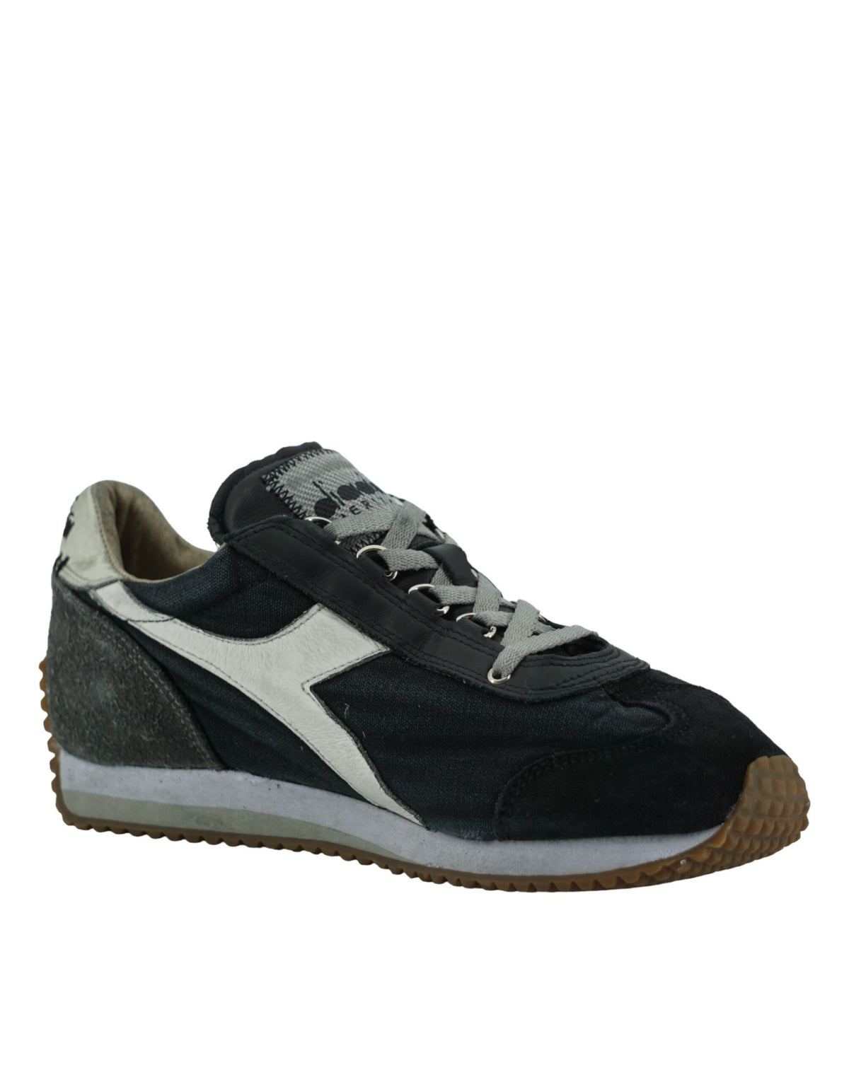 Zapatillas Diadora Equipe H Dirty Stone Wash Evo negras y grises