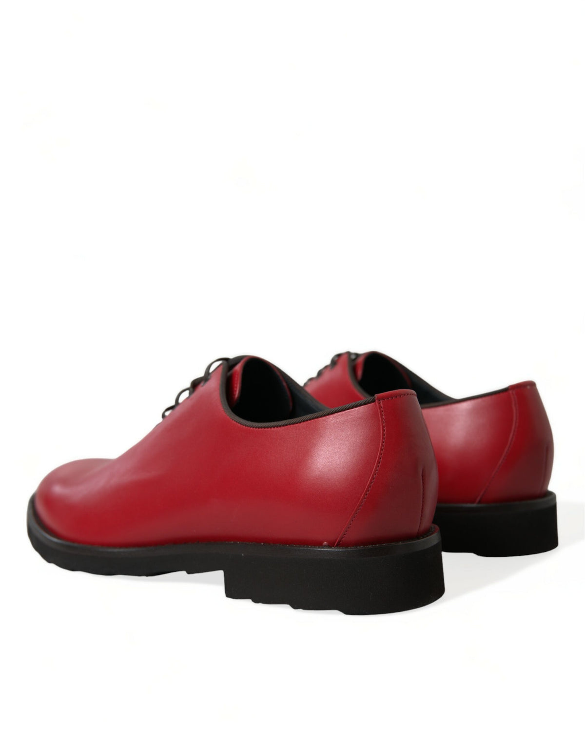 Chaussures habillées Oxford en cuir rouge élégantes Dolce &amp; Gabbana