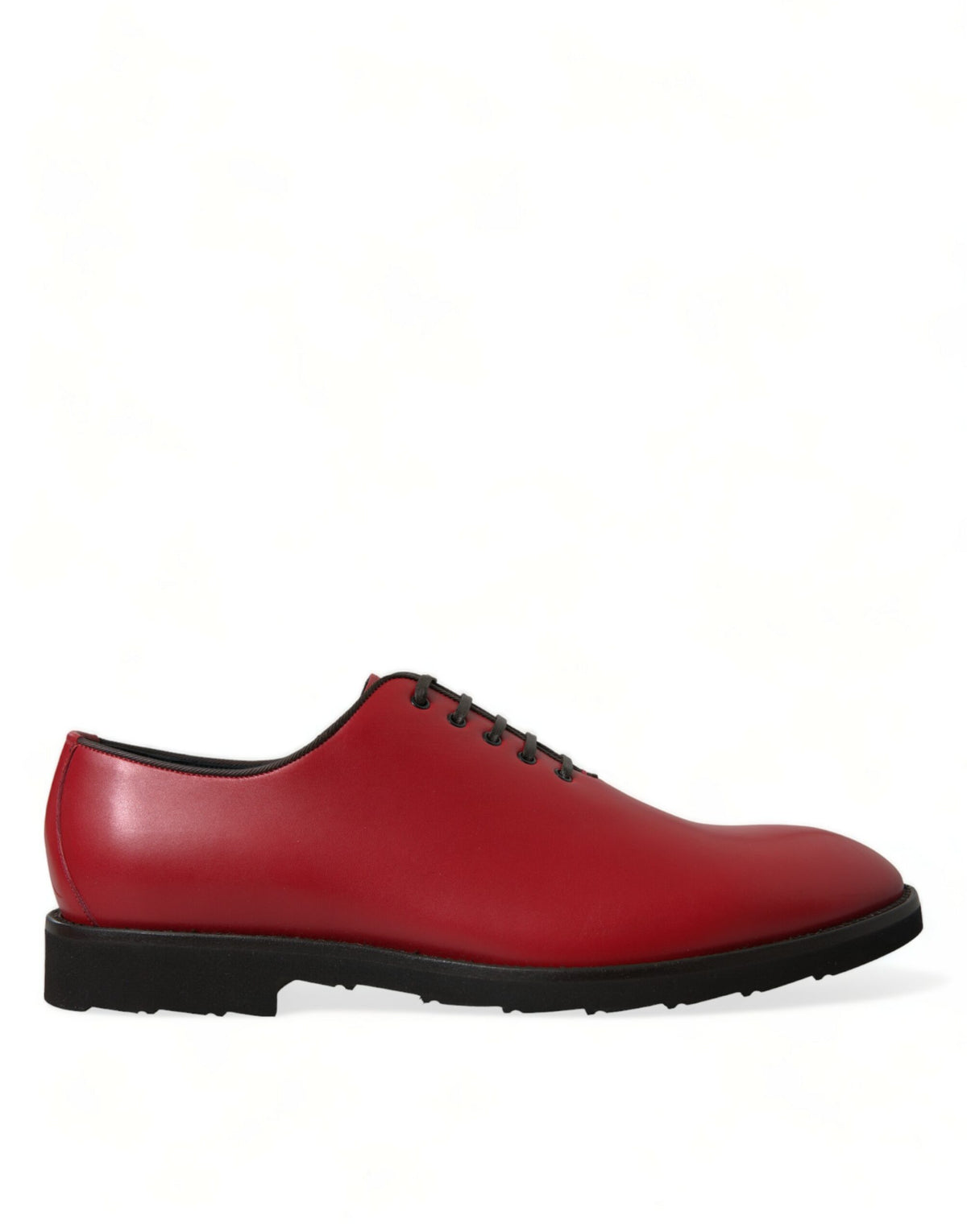 Chaussures habillées Oxford en cuir rouge élégantes Dolce &amp; Gabbana