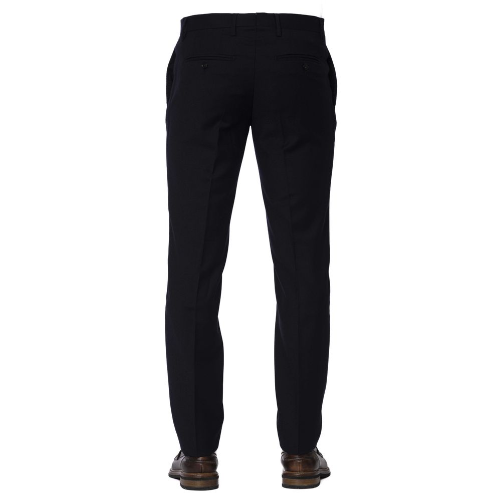 Pantalon Trussardi Chic en polyester bleu pour homme