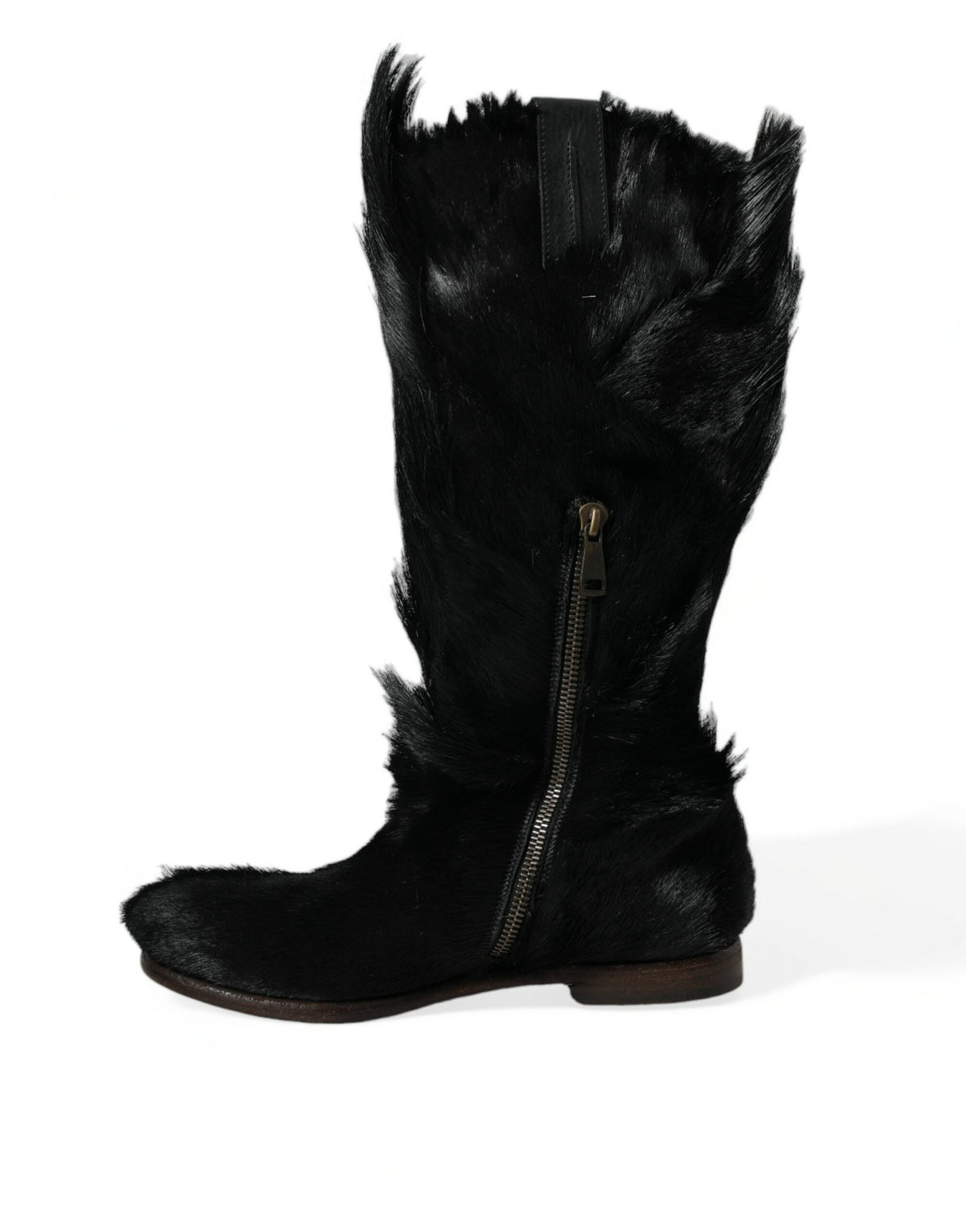 Bottes mi-mollet en fourrure Gazelle Opulent de Dolce &amp; Gabbana