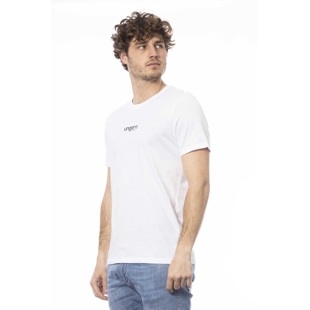 Camiseta elegante con cuello redondo y logotipo de Ungaro Sport