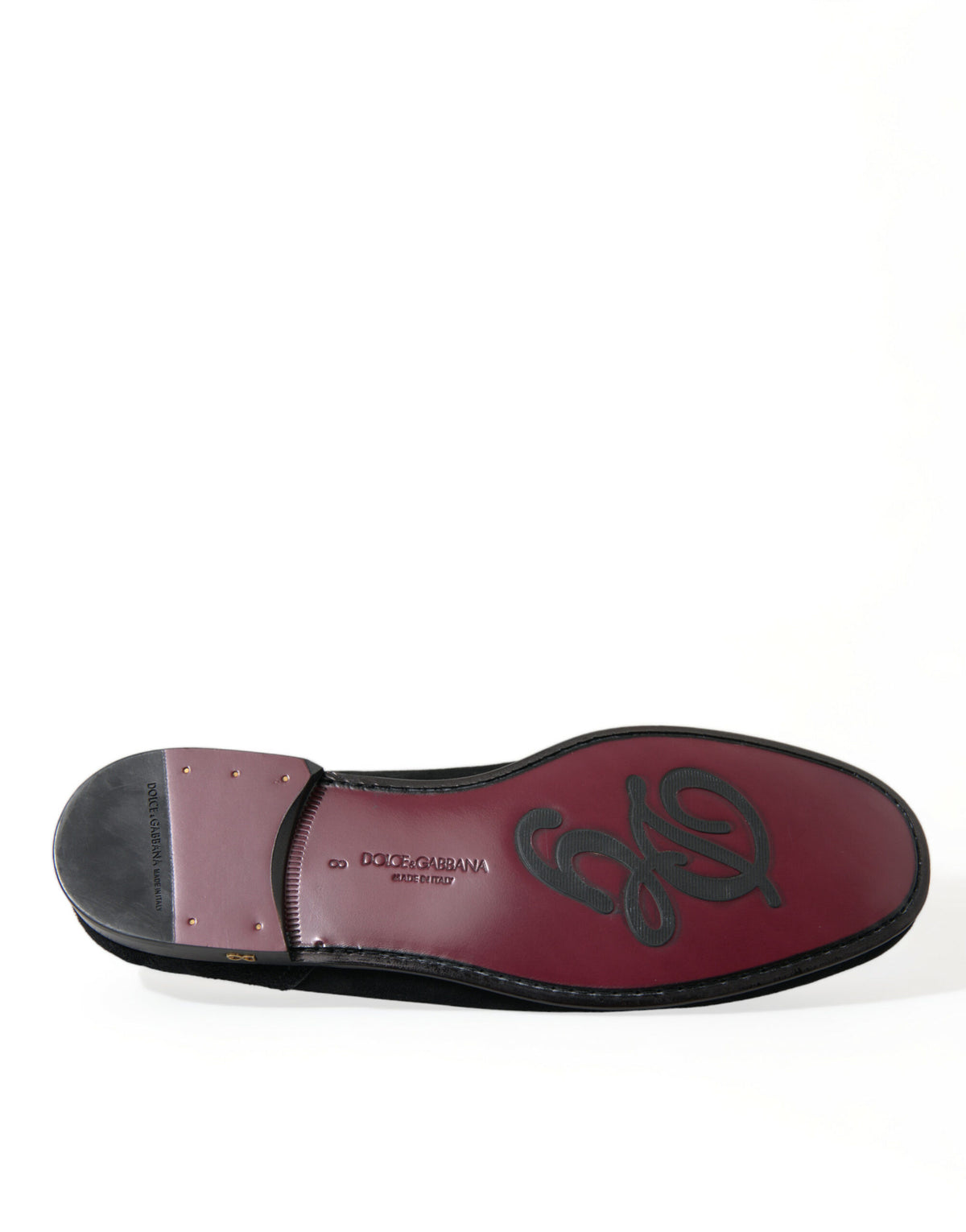 Dolce & Gabbana Elegant Velvet Black Loafers for Men