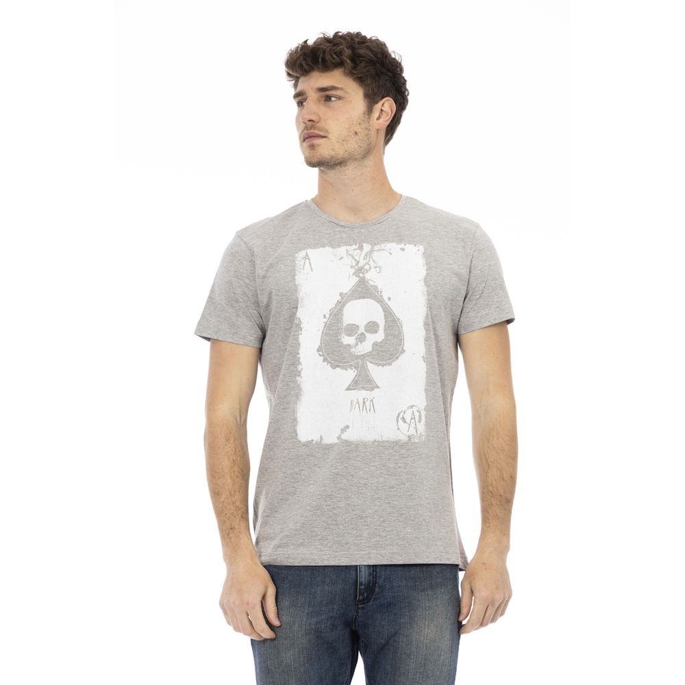 Trussardi Action Elevate Casual Chic con elegante camiseta gris