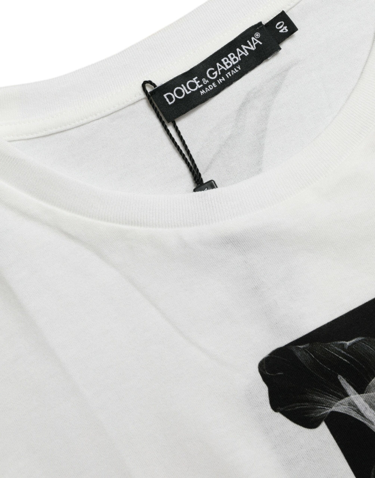 T-shirt ras du cou monochrome élégant Dolce &amp; Gabbana