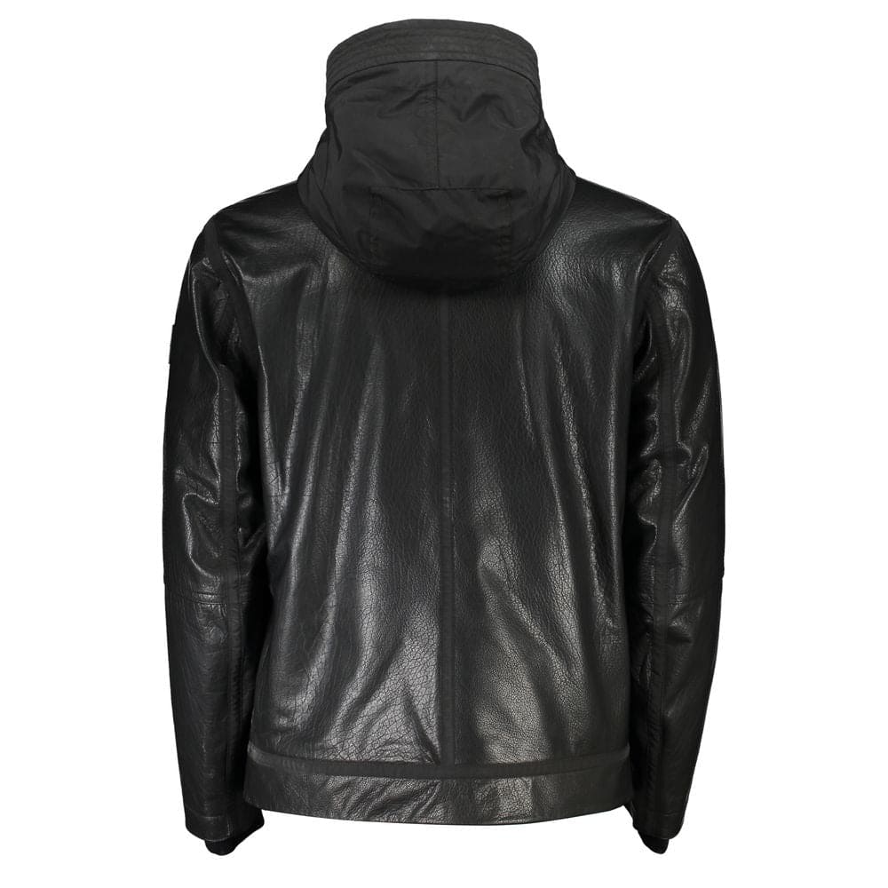 Hugo Boss Black Leather Men Jacket