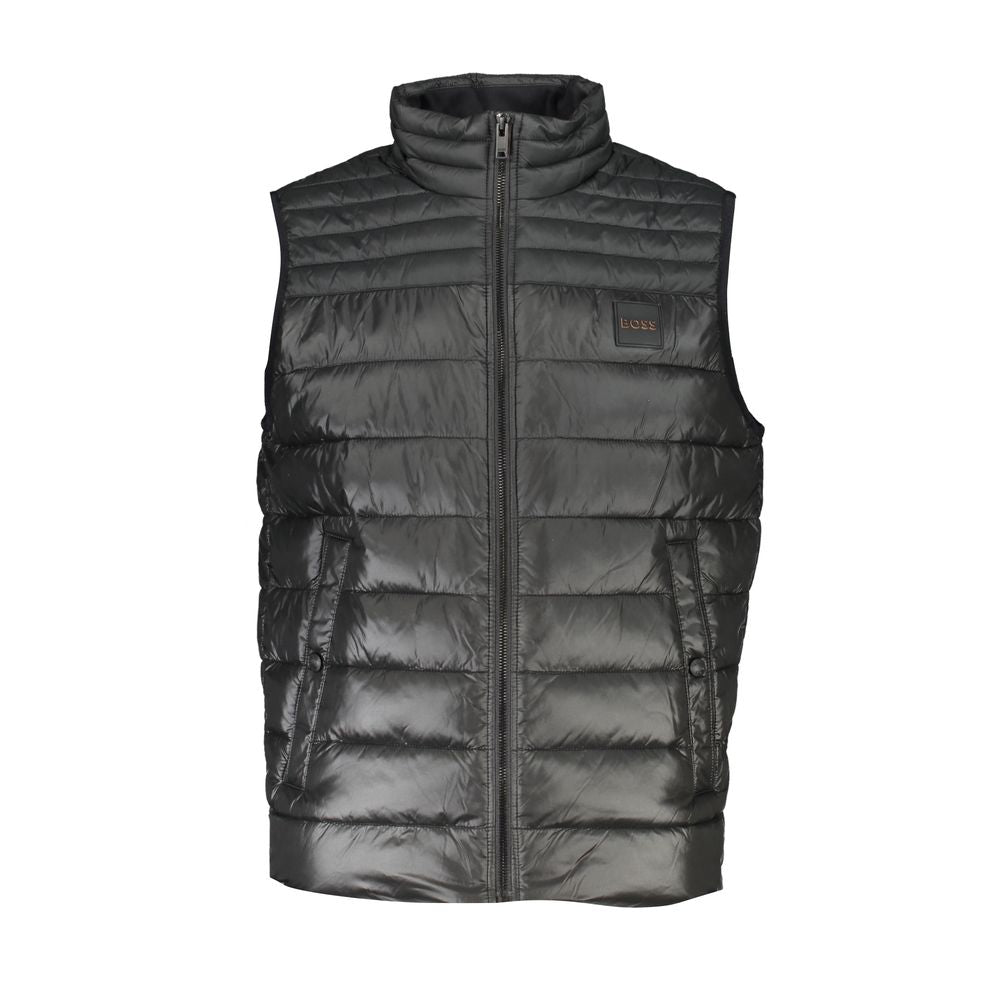 Gilet zippé sans manches Hugo Boss avec détail logo