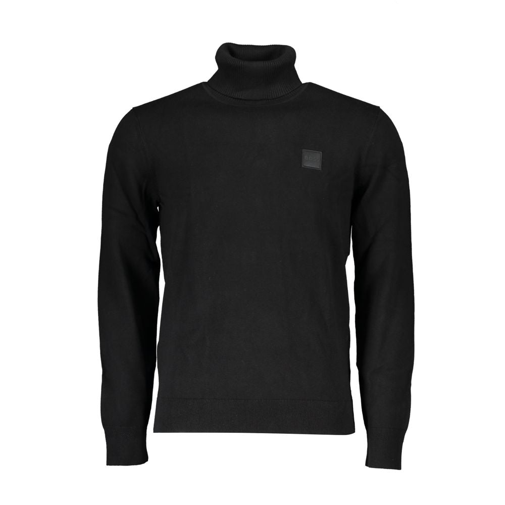 Pull col roulé élégant en coton et cachemire Hugo Boss