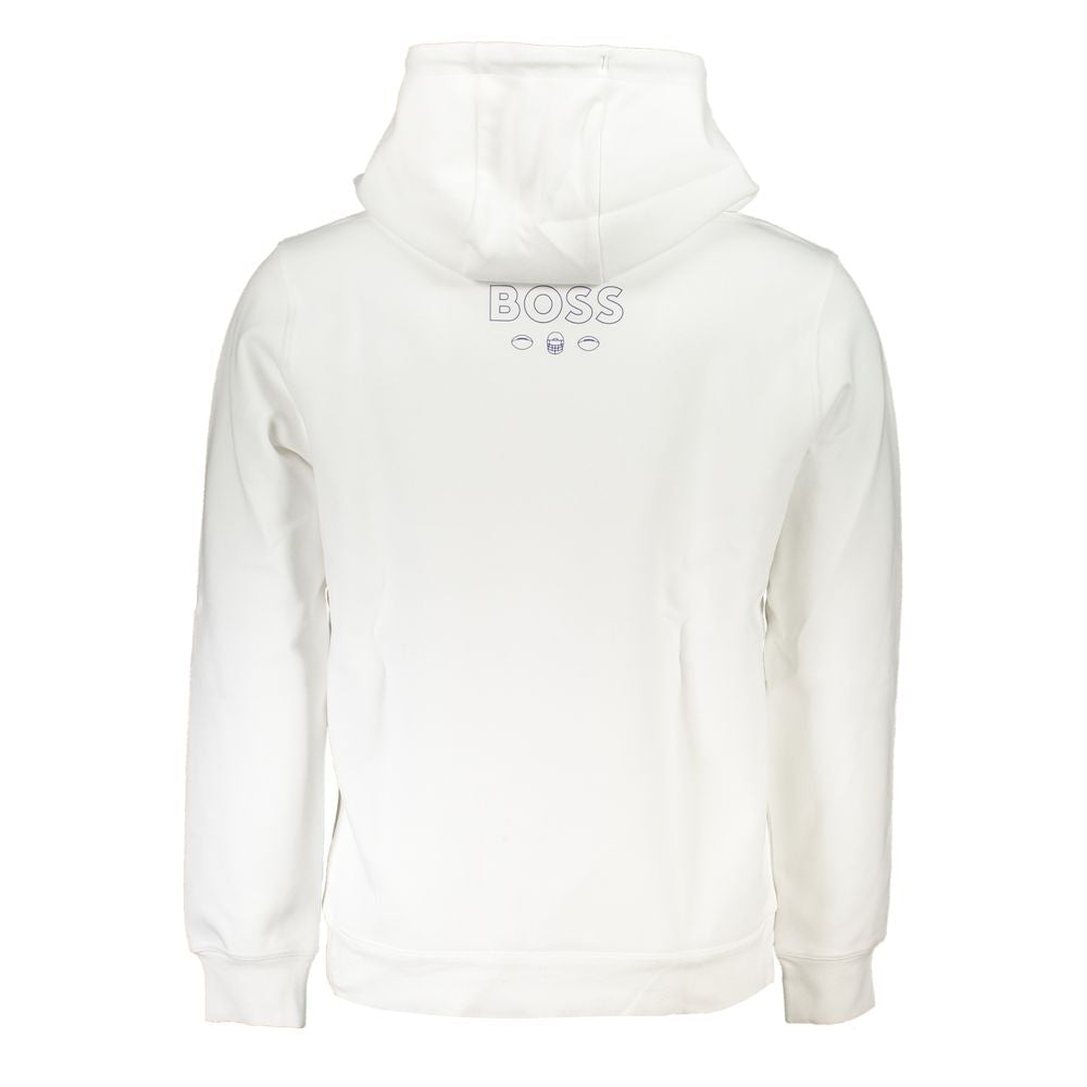 Sudadera con capucha blanca elegante de Hugo Boss para hombre