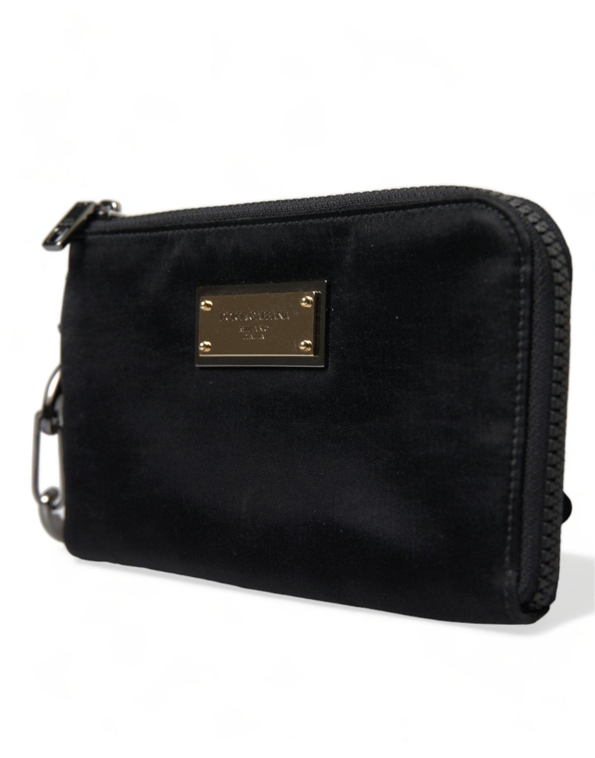 Pochette design en nylon et cuir Dolce &amp; Gabbana Chic