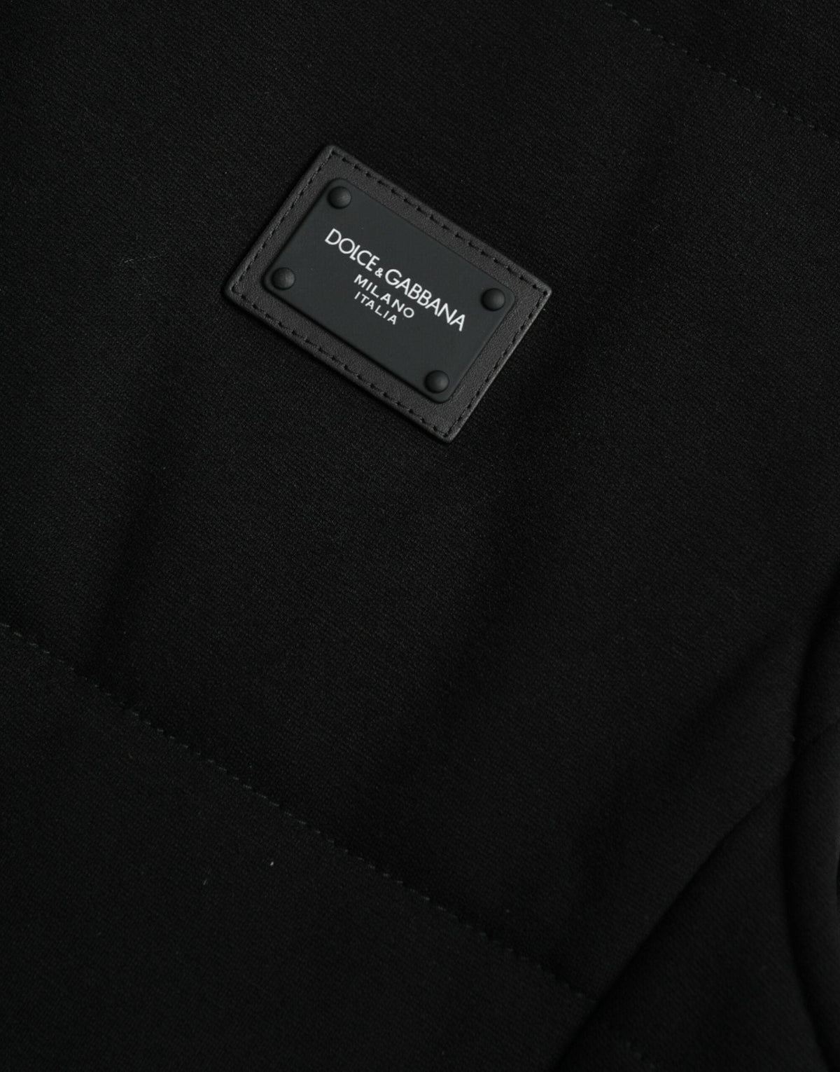 Veste sans manches noire élégante Dolce &amp; Gabbana