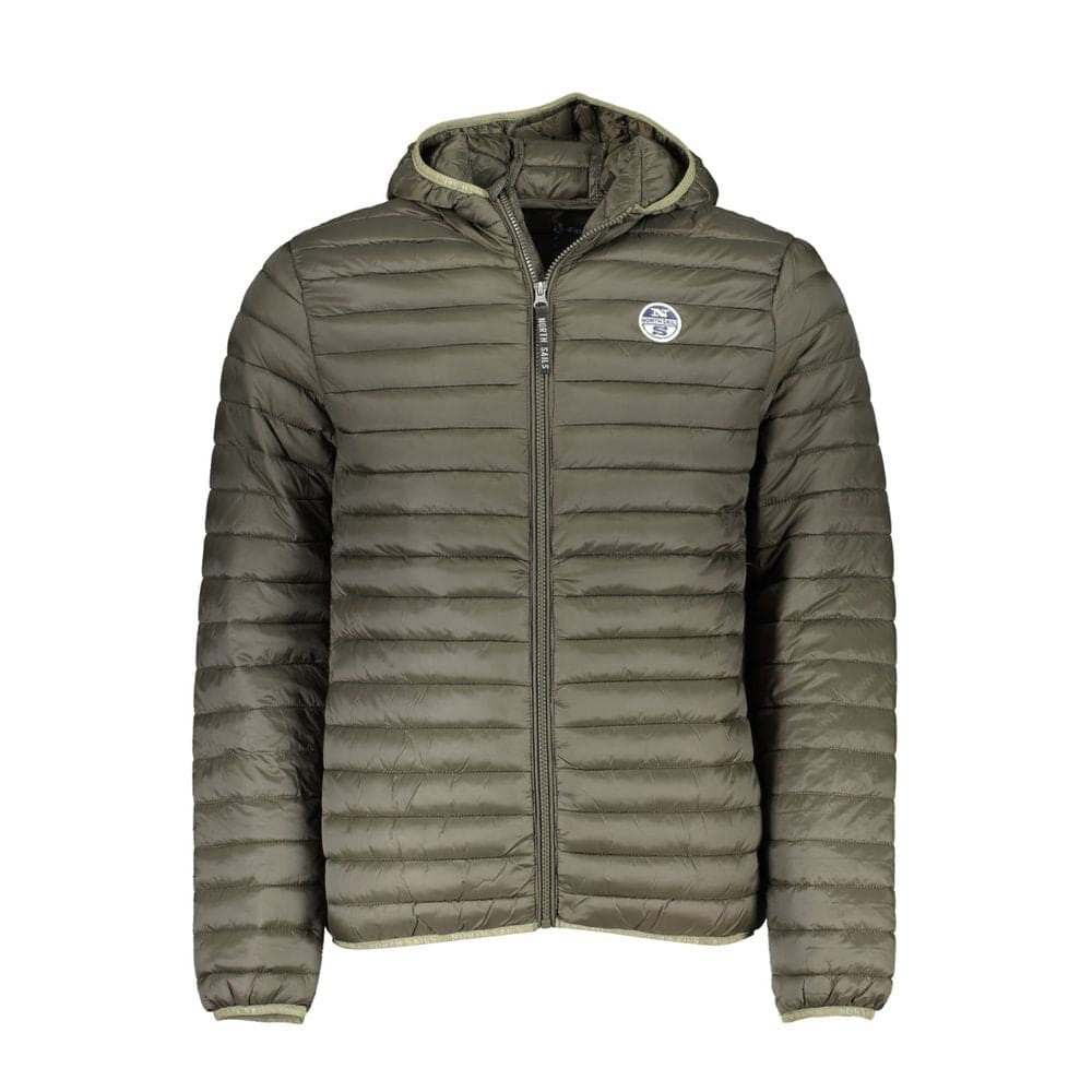 Chaqueta de manga larga con capucha verde de North Sails