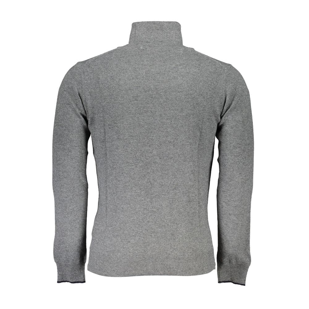 Pull col roulé tendance North Sails en gris