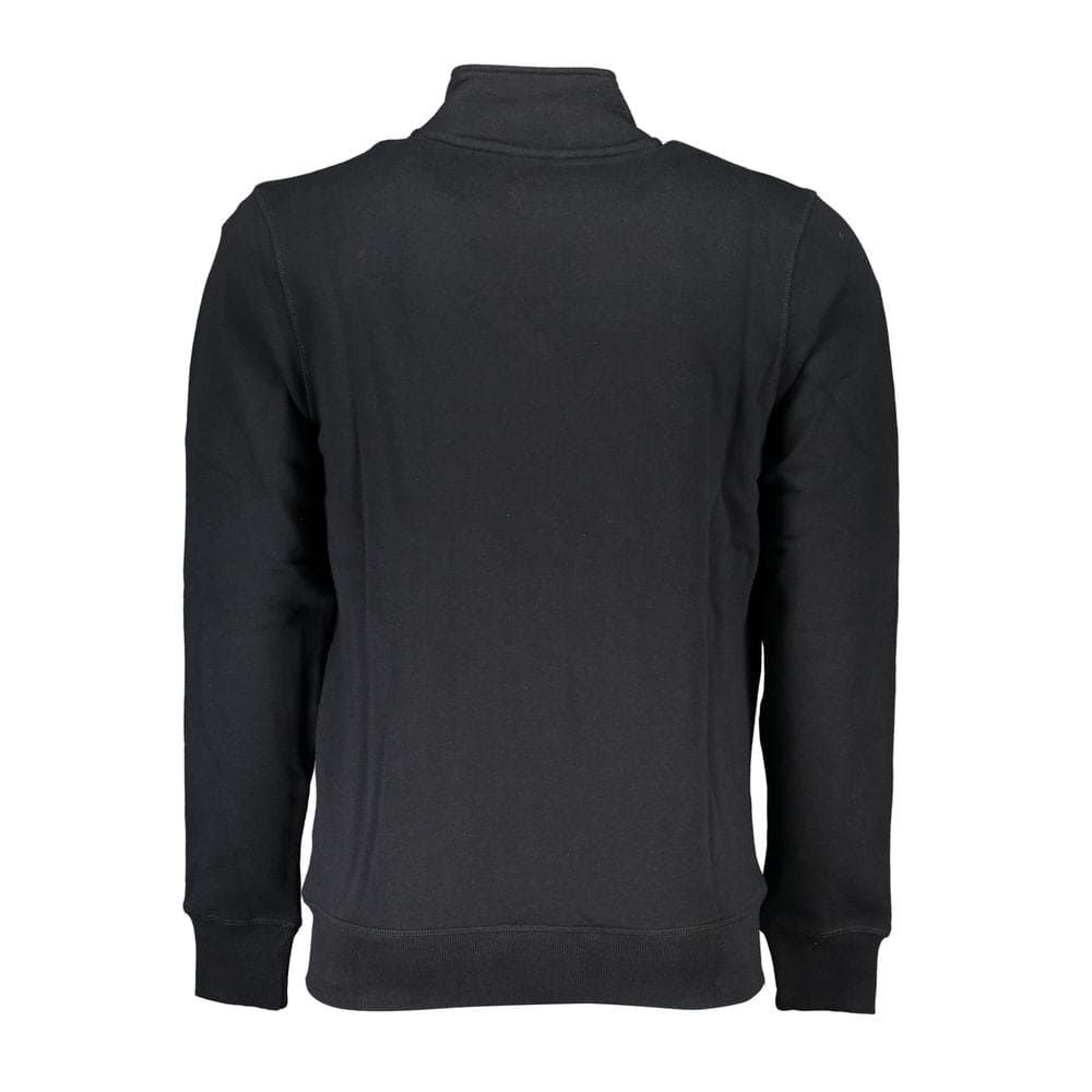 Sudadera de manga larga con cremallera negra elegante de North Sails