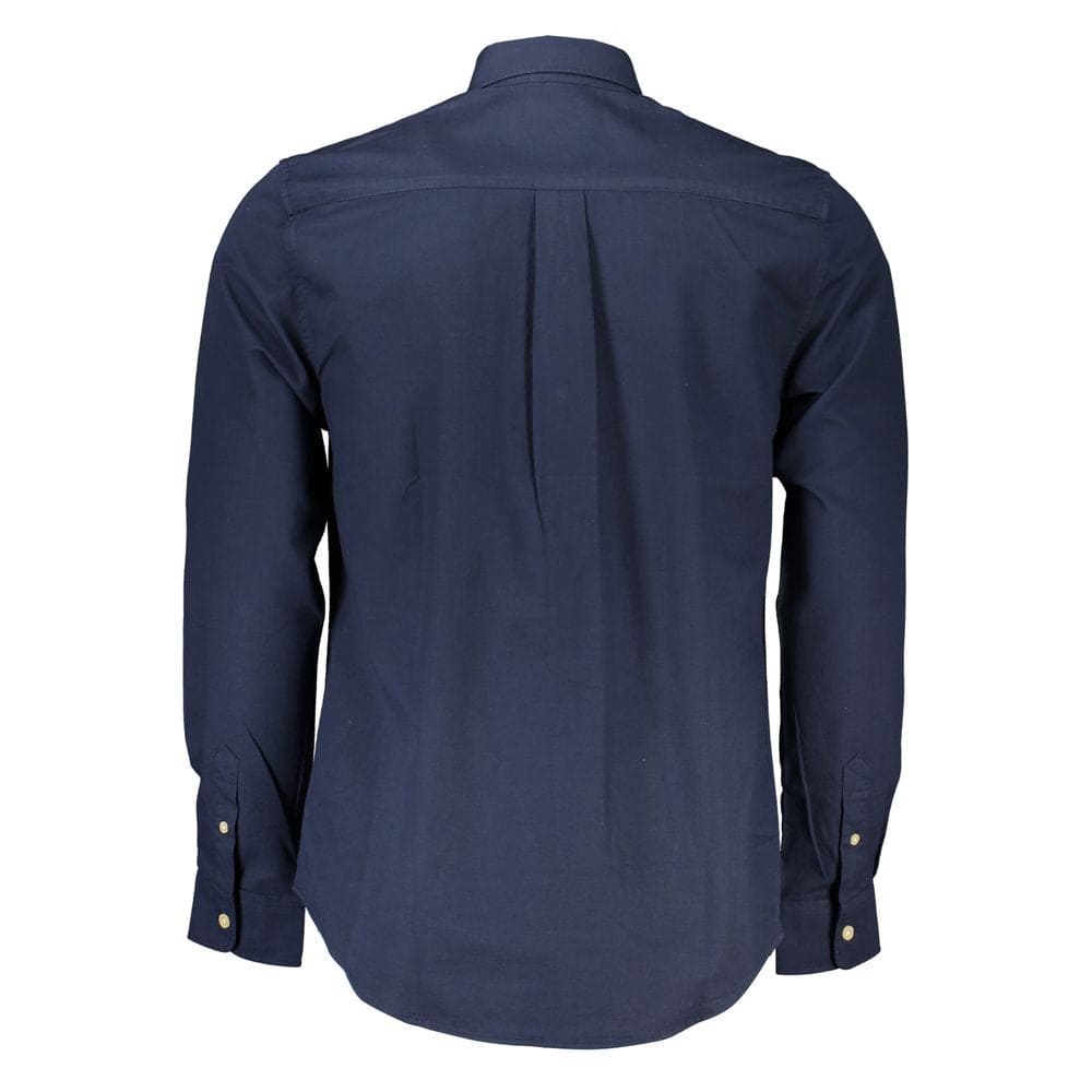 Chemise à manches longues North Sails bleue coupe classique