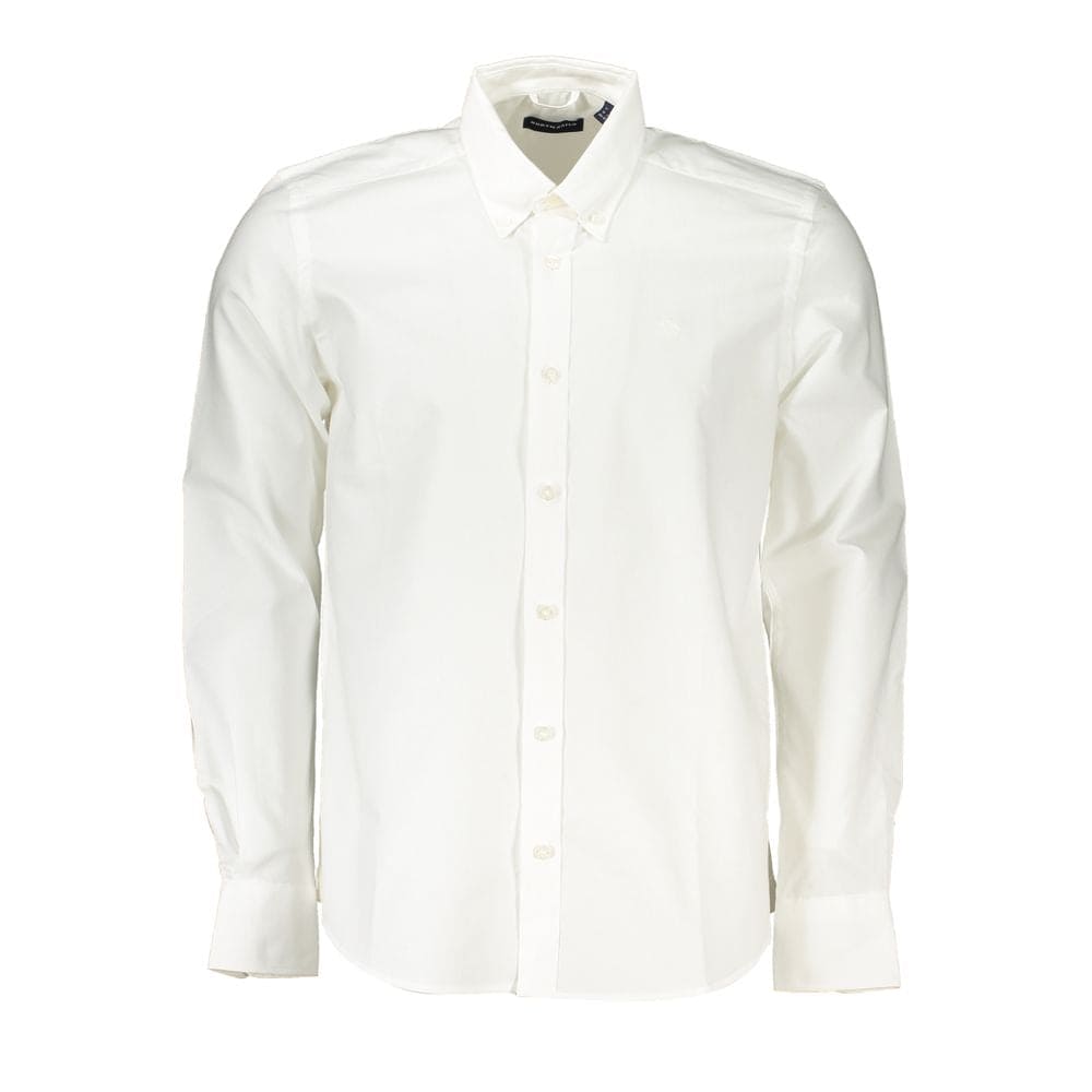 Camisa elegante de manga larga con botones en color blanco de North Sails