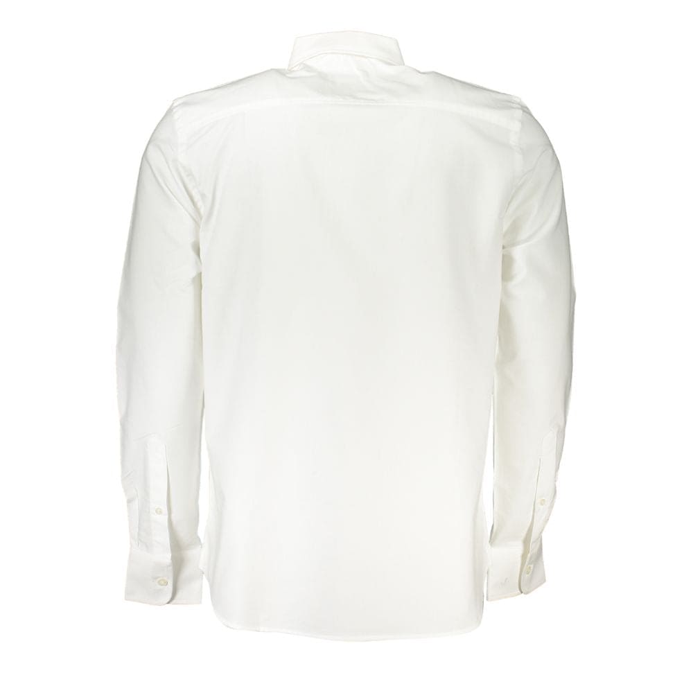 Chemise boutonnée à manches longues blanche élégante de North Sails