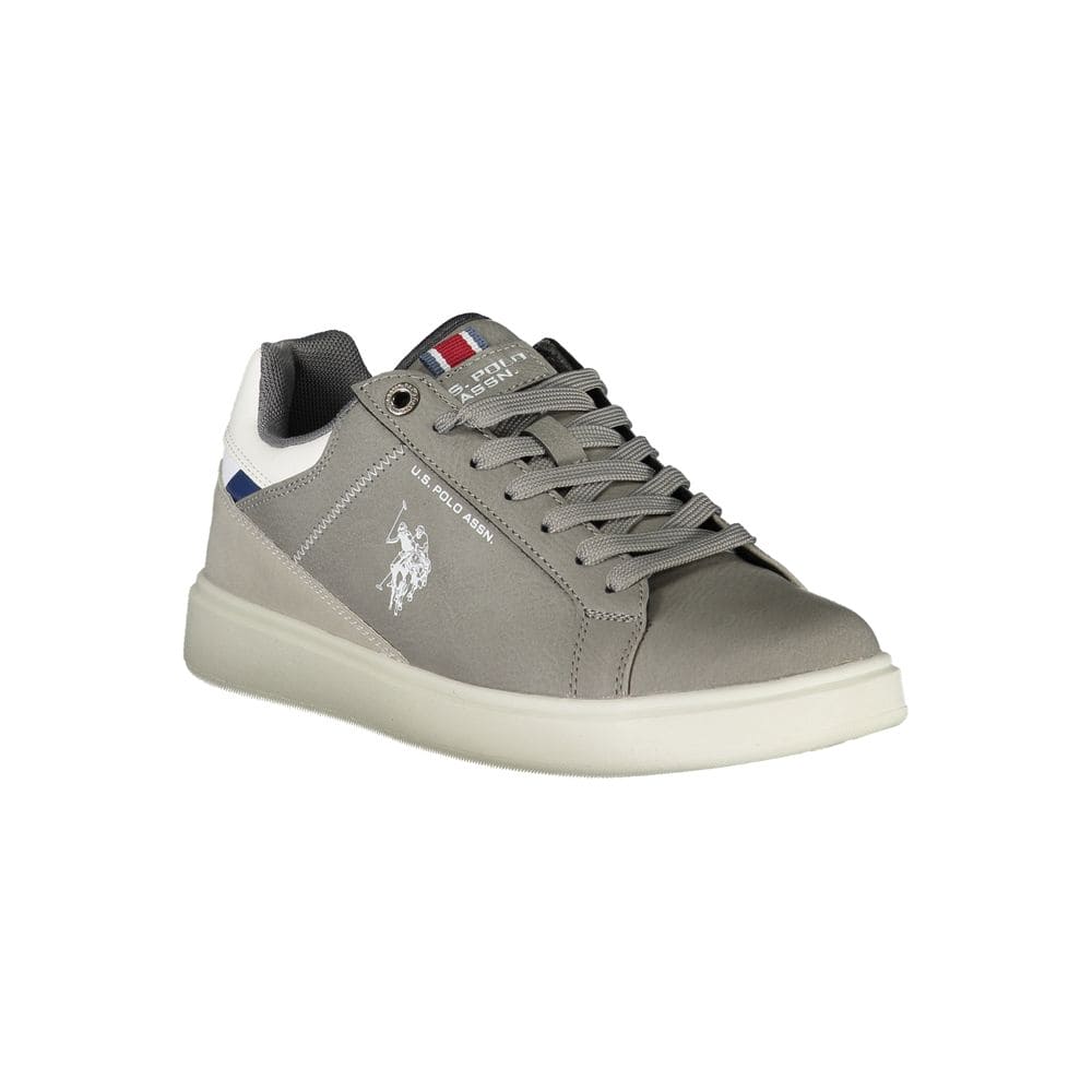 US POLO ASSN. Zapatillas deportivas grises elegantes con estilo deportivo