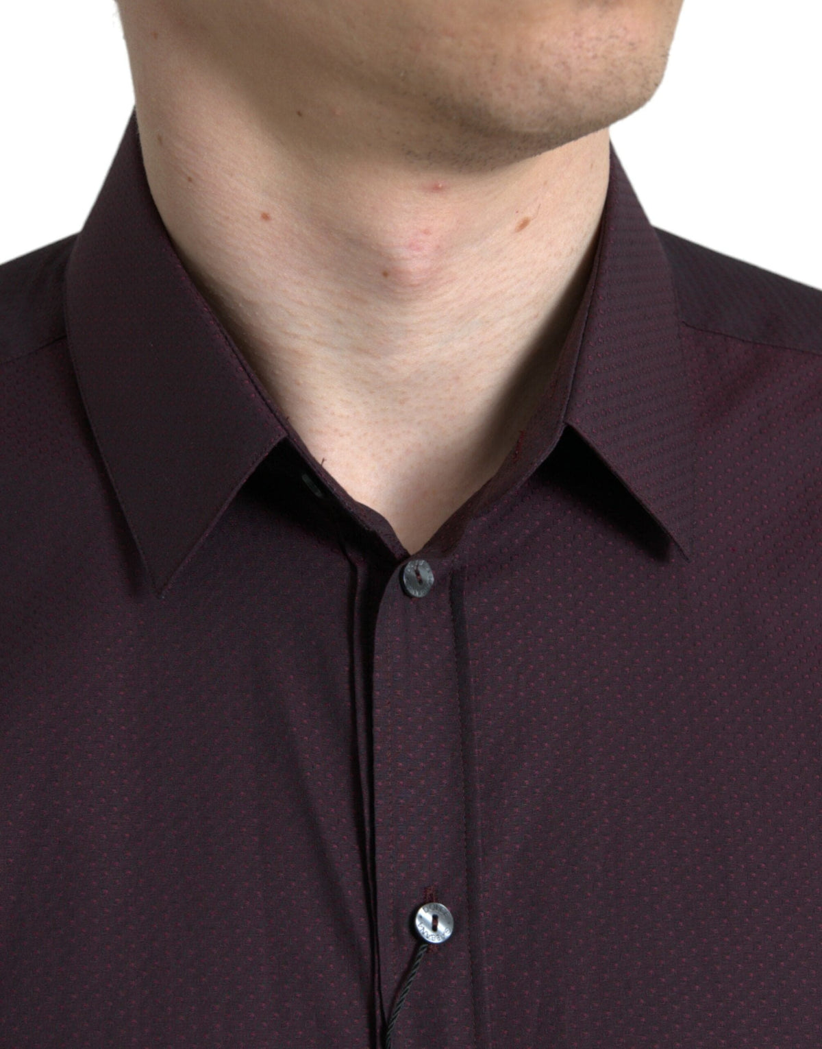 Chemise habillée élégante bordeaux Martini de Dolce &amp; Gabbana