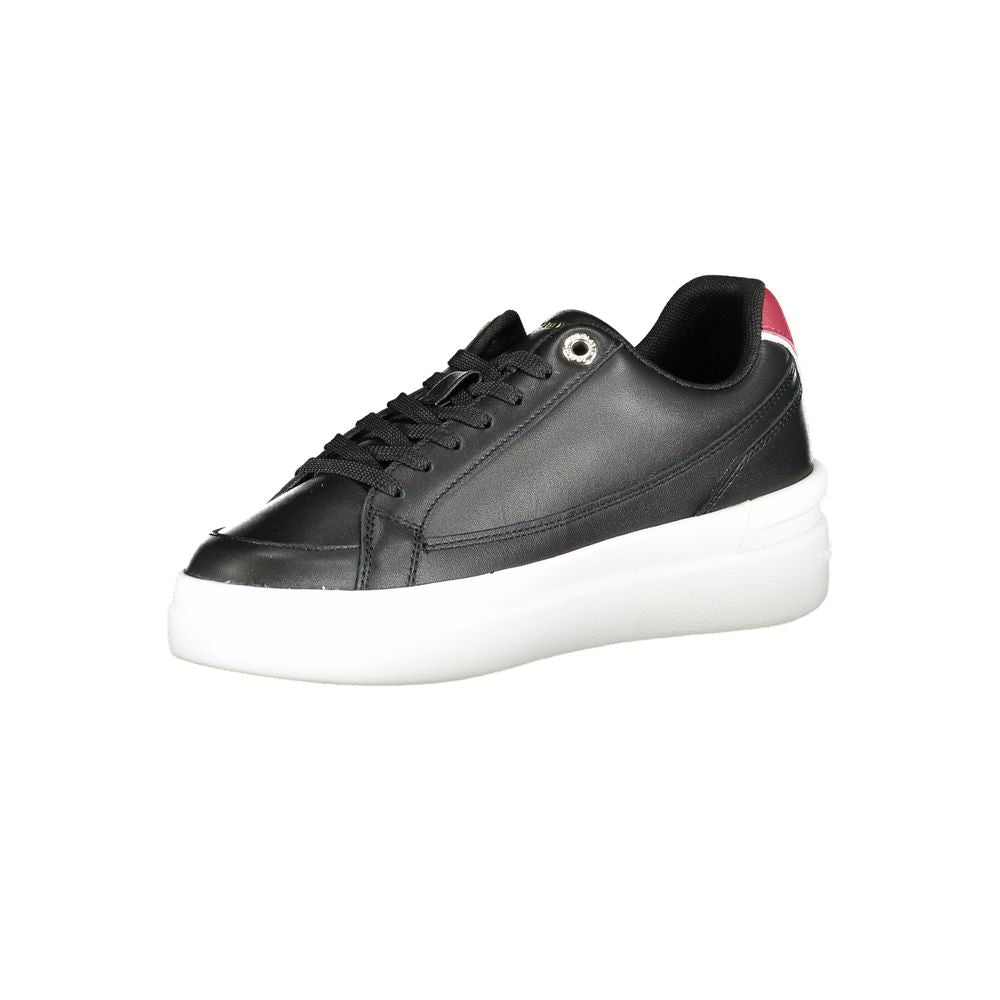 Tommy Hilfiger Sleek Lace-Up Sneakers with Contrast Accents