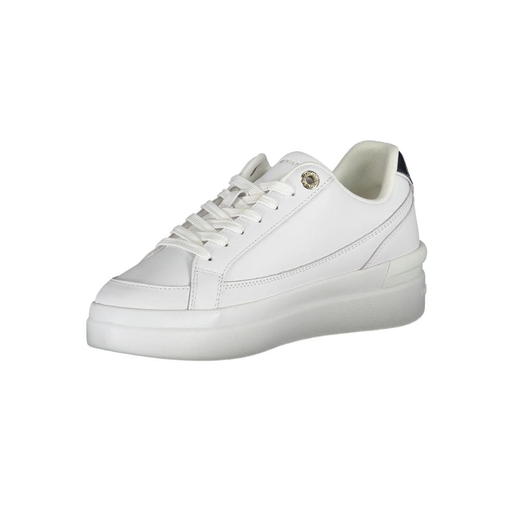 Tommy Hilfiger Chic White Sneakers with Contrast Details