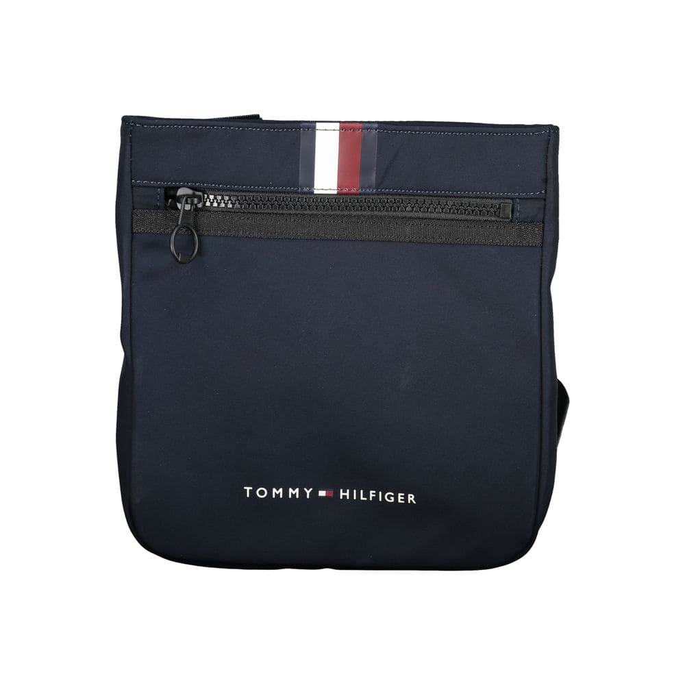 Tommy Hilfiger Chic Blue Shoulder Bag with Contrasting Details