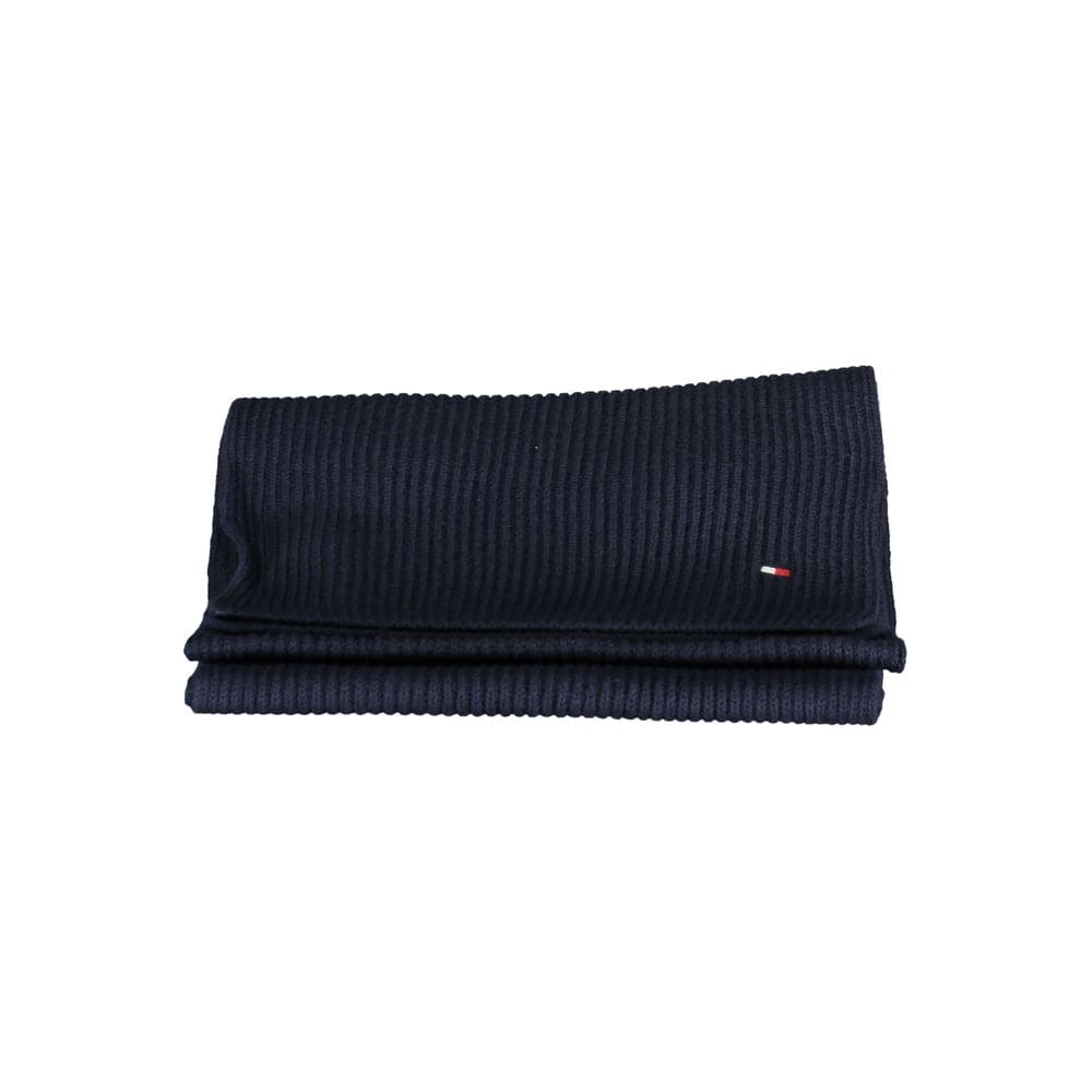 Tommy Hilfiger Blue Cotton Men Scarf