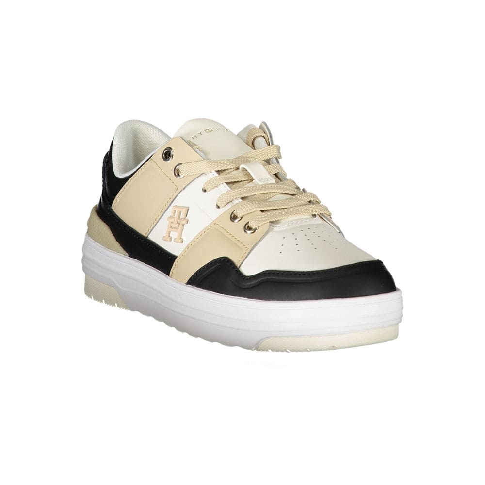 Tommy Hilfiger Elegant Lace-up Sneakers with Contrast Details