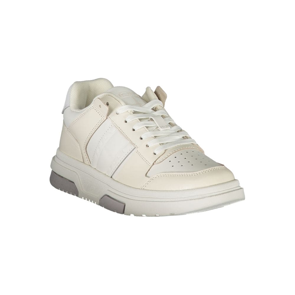 Tommy Hilfiger White Leather Womens Sneaker