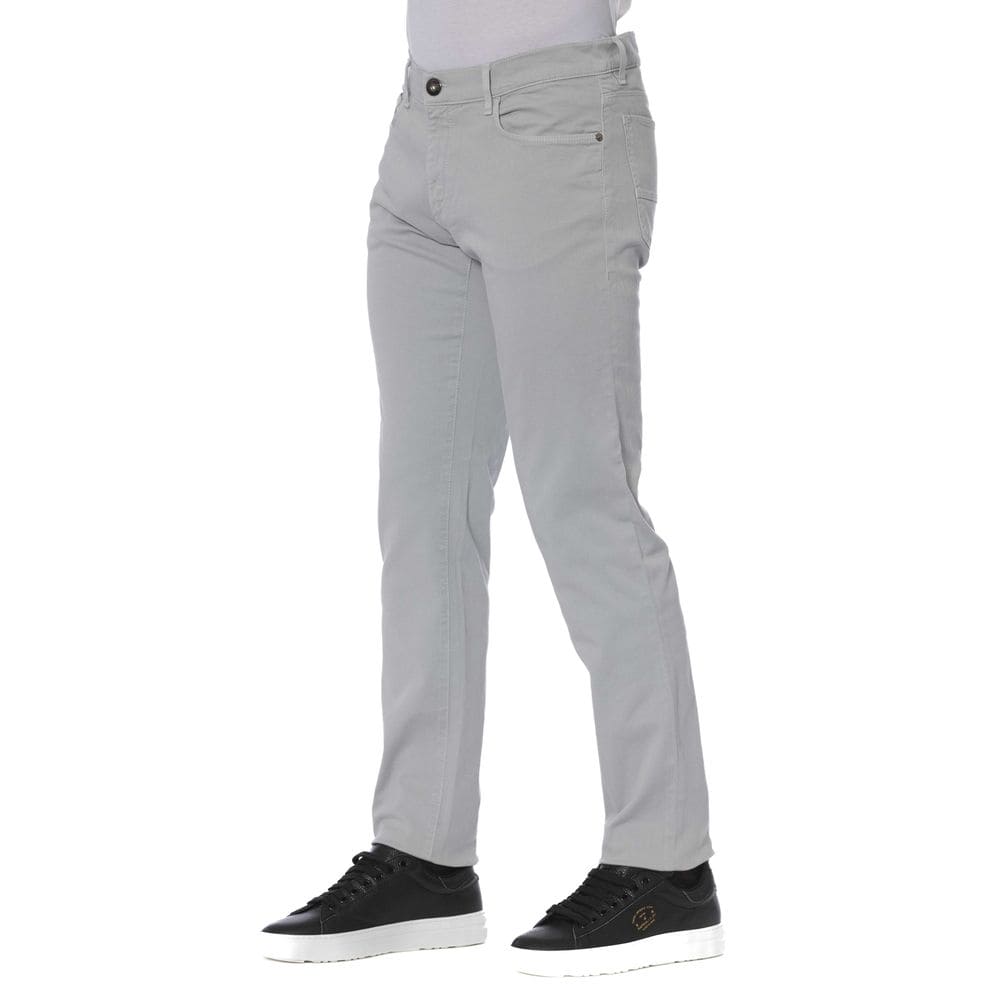 Trussardi Jeans Jean élégant en coton stretch gris