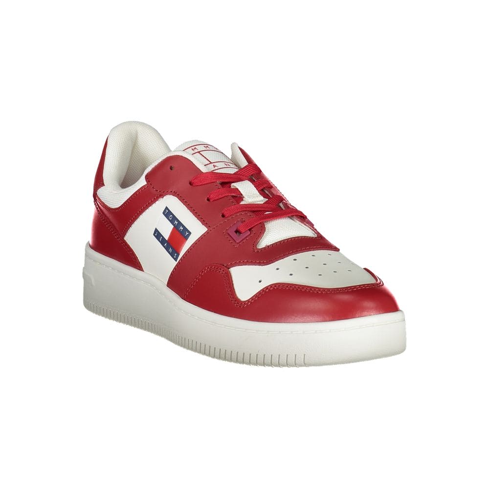 Tommy Hilfiger Pink Leather Men Sneaker