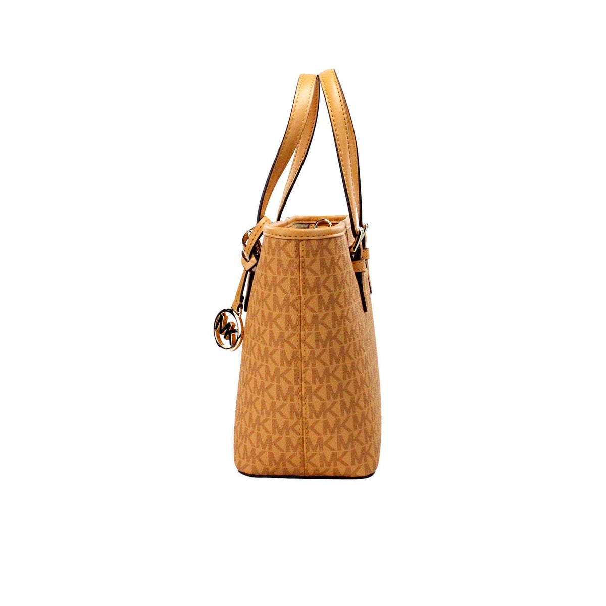 Sac fourre-tout Michael Kors Jet Set Cider en cuir PVC XS avec fermeture éclair sur le dessus