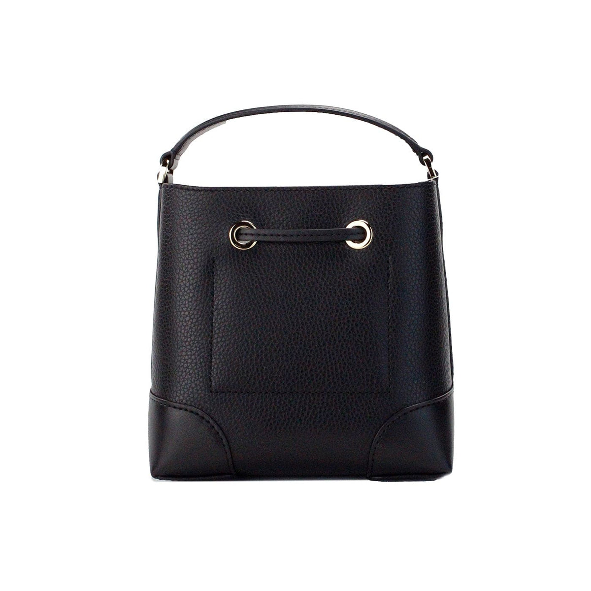 Sac à main Michael Kors Mercer en cuir grainé noir de petite taille