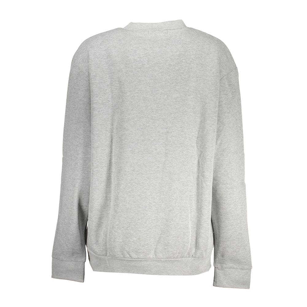 Sweat-shirt ras du cou en polaire gris Cavalli Class Chic