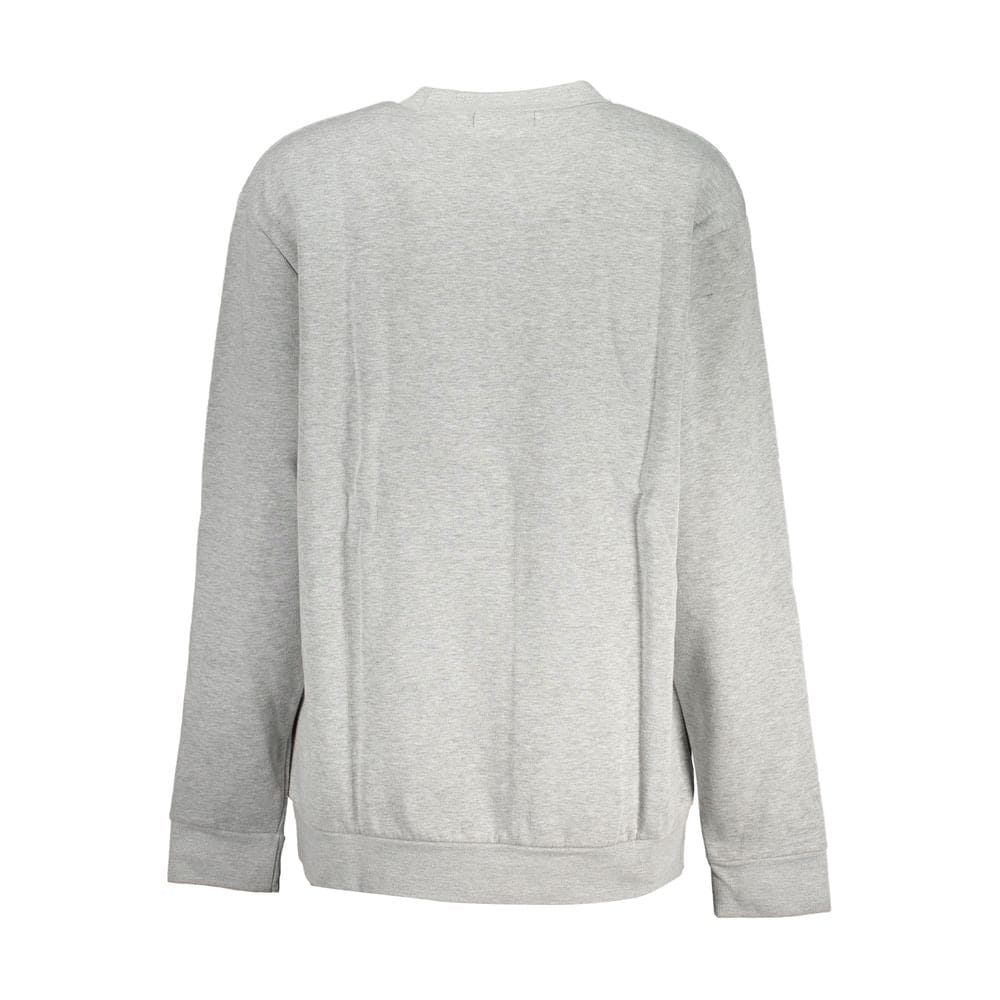 Sweat-shirt ras du cou en polaire gris Cavalli Class Chic