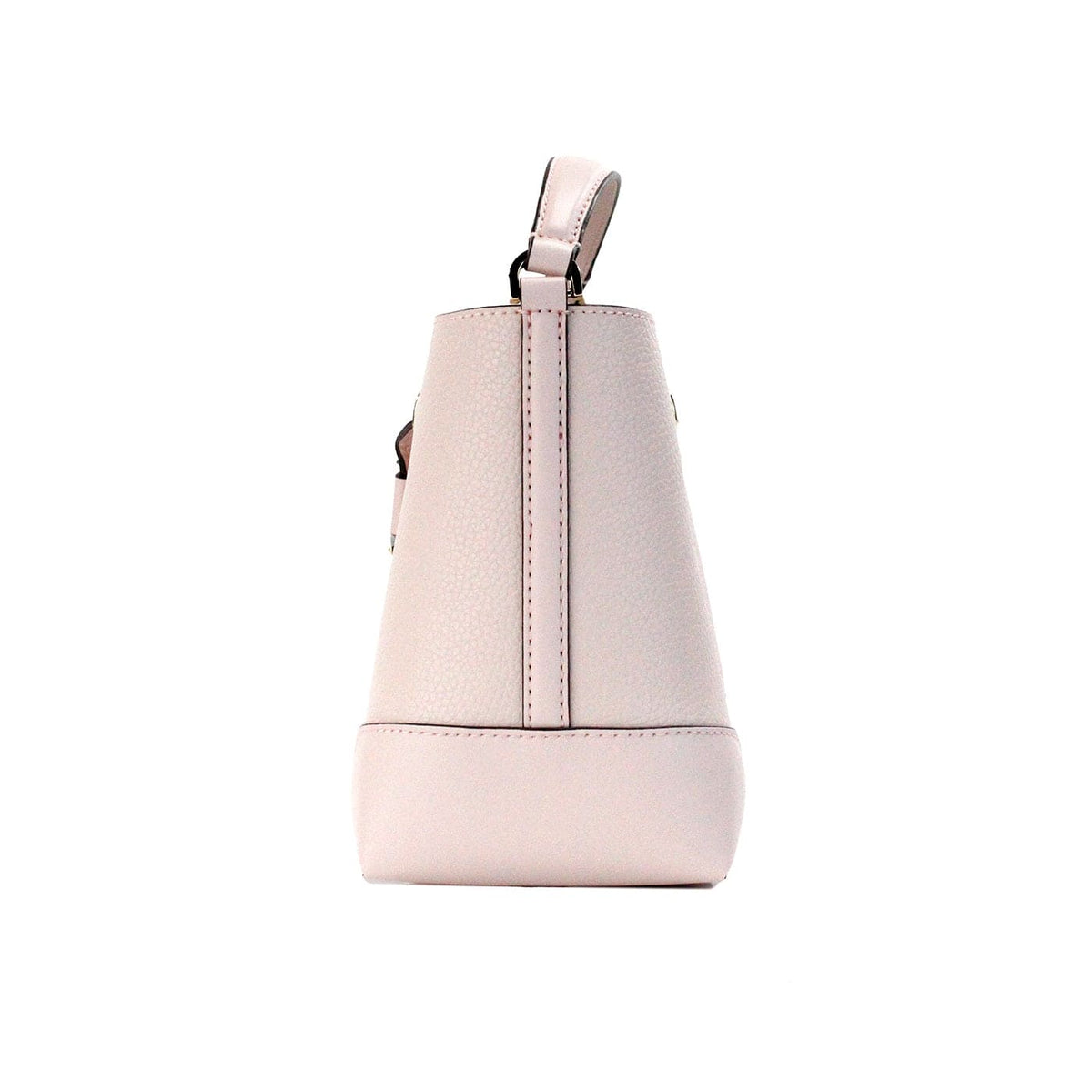 Bolso bandolera tipo cubo Michael Kors Mercer Small Powder Blush Pebble de piel