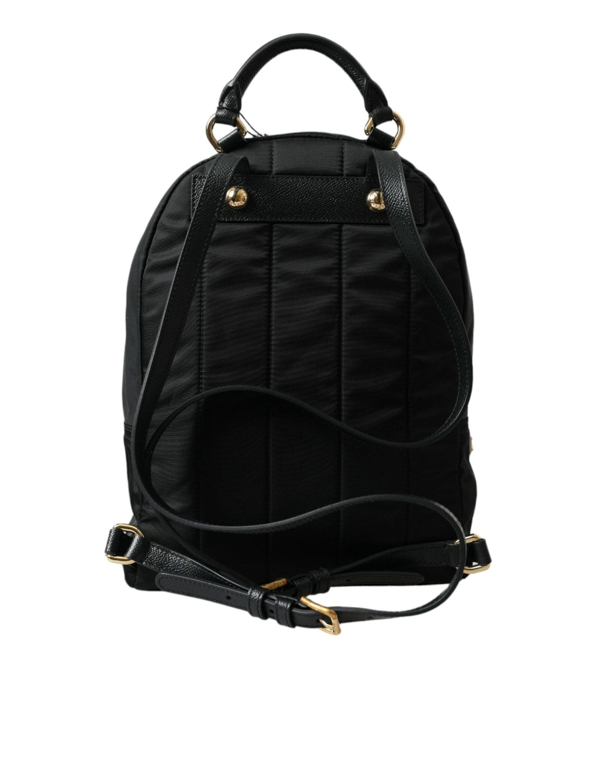 Sac à dos noir élégant à ornements Dolce &amp; Gabbana