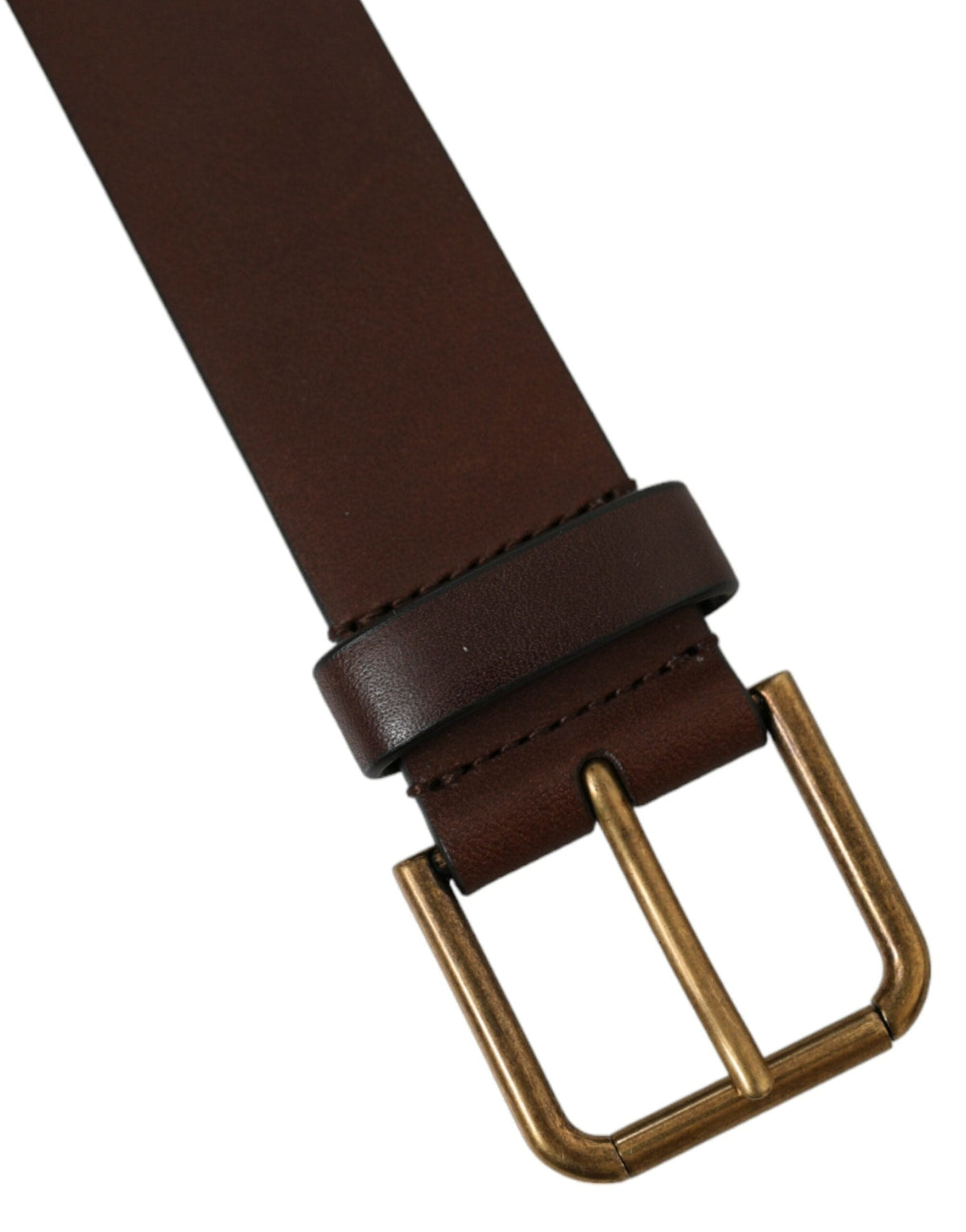 Ceinture élégante en cuir de veau marron Dolce &amp; Gabbana - Accessoire intemporel