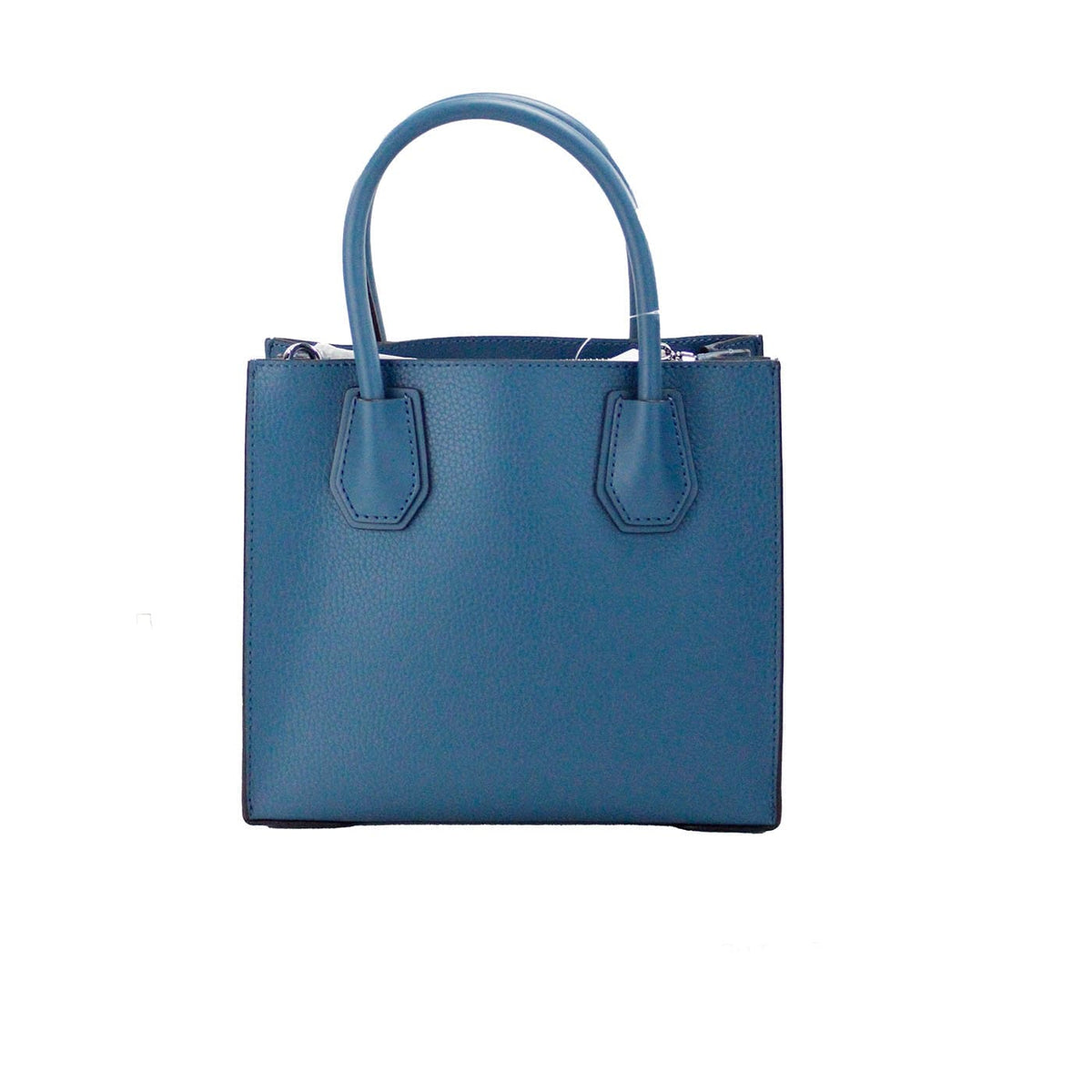 Sac bandoulière Michael Kors Mercer de taille moyenne en cuir galet bleu sarcelle 